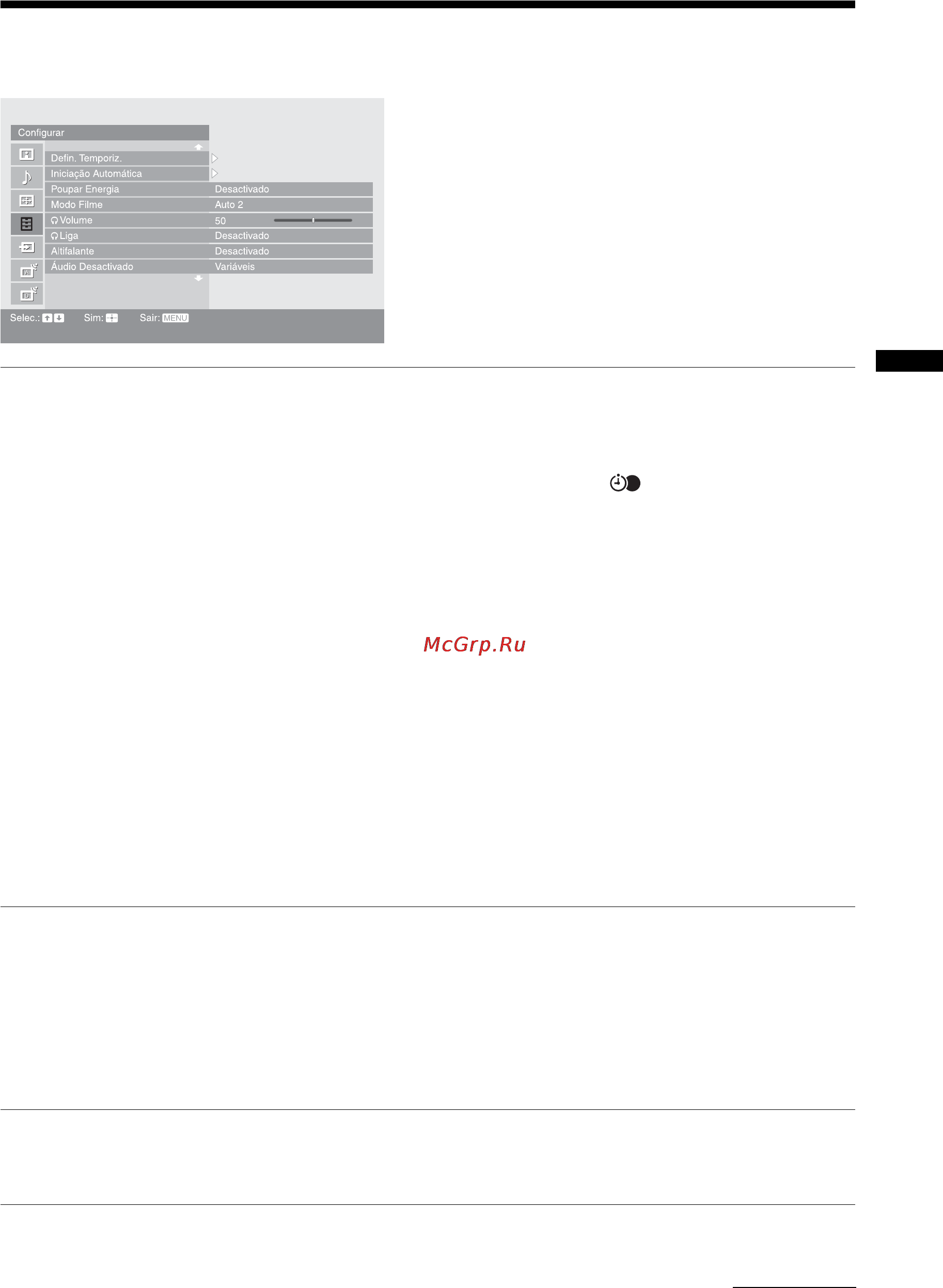 Sony BRAVIA KDS-55A2000 [279/372] Menu configurar