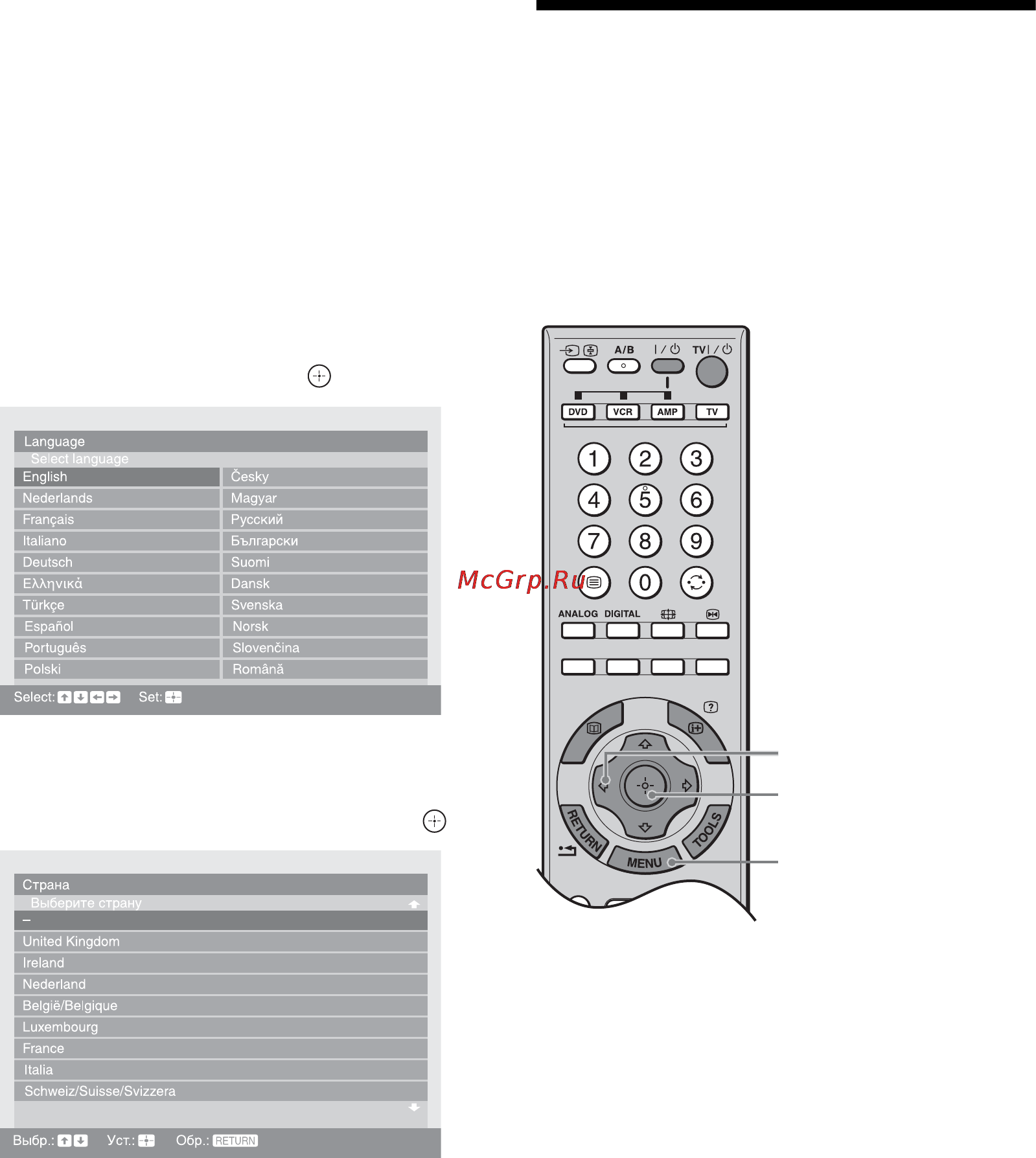 Sony BRAVIA KDS-55A2000 [312/372] Автоматическая настройка телевизора