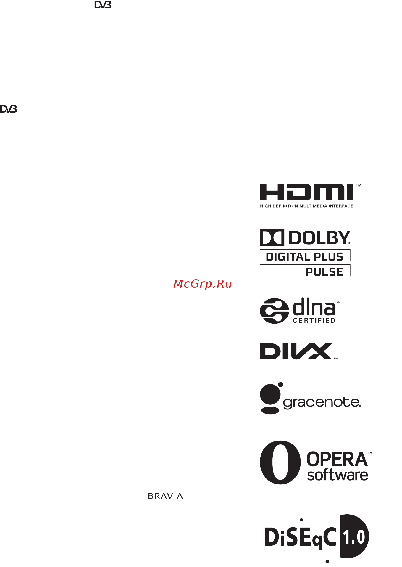 Sony BRAVIA KDL-40EX727 [2/44] Введение