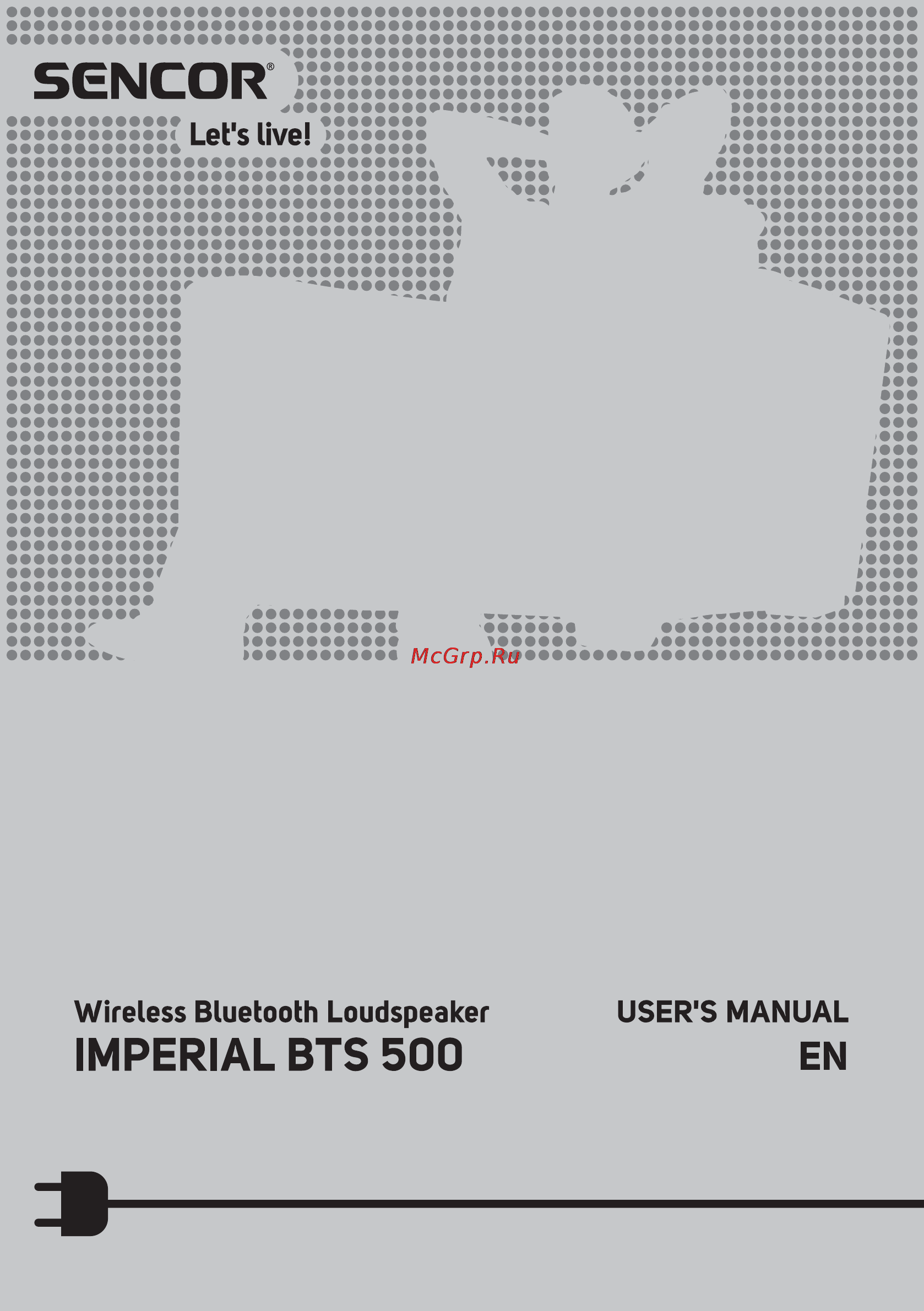Sencor IMPERIAL BTS 500 Инструкция по эксплуатации онлайн
