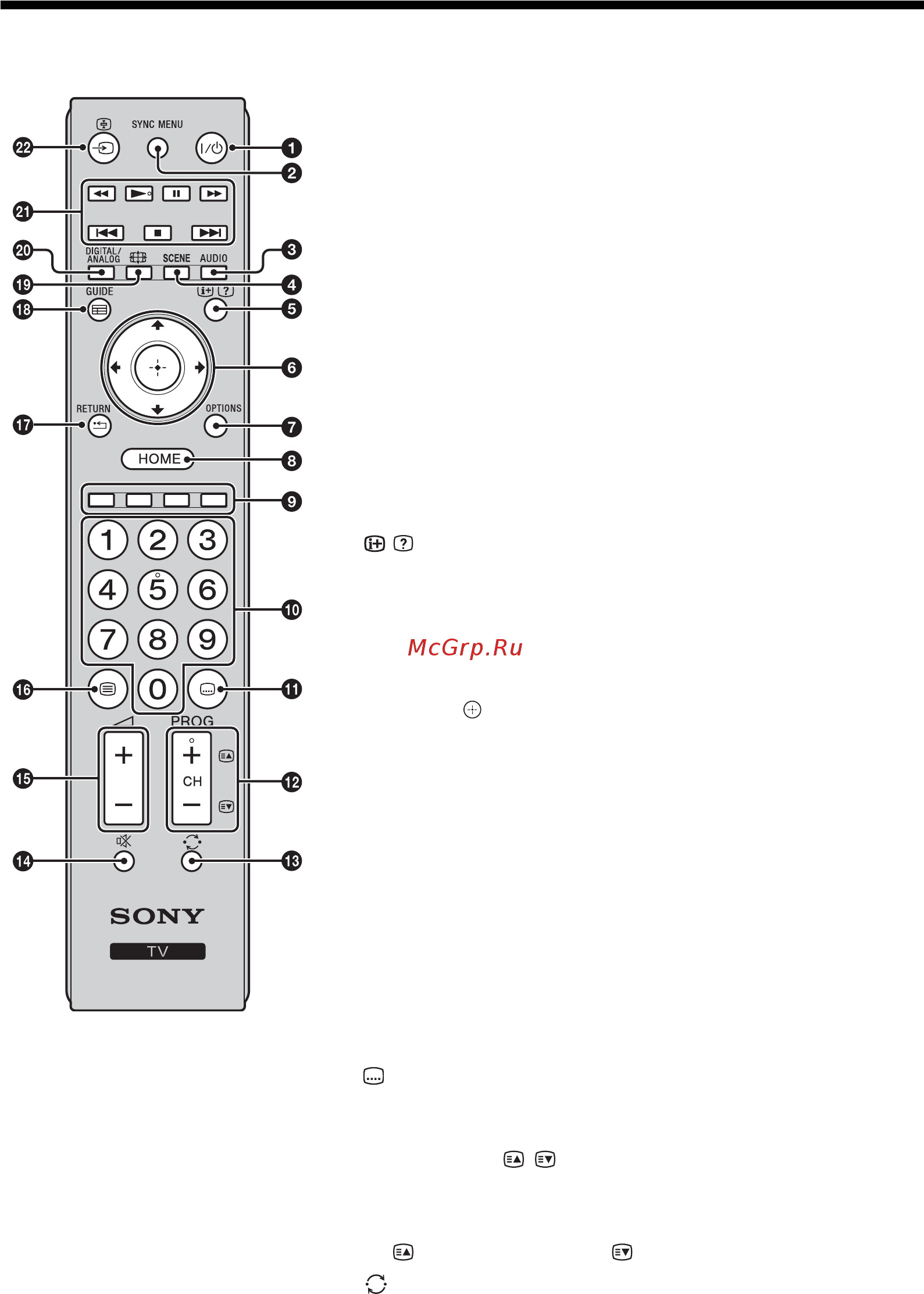 Sony BRAVIA KDL-22EX310 [102/332] Επισκ πηση τ υ τηλε ειριστηρί υ