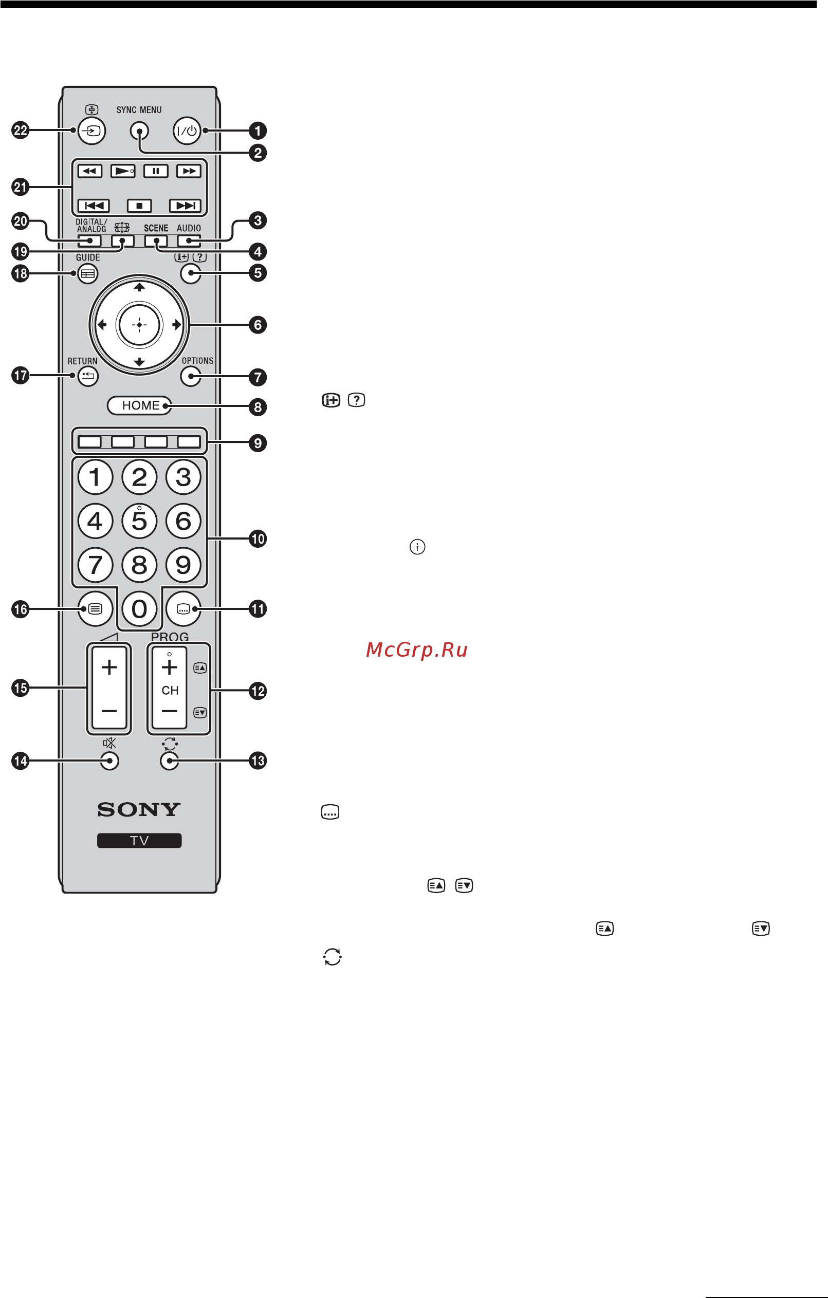 Sony BRAVIA KDL-22EX310 [249/332] Översikt över fjärrkontrollen