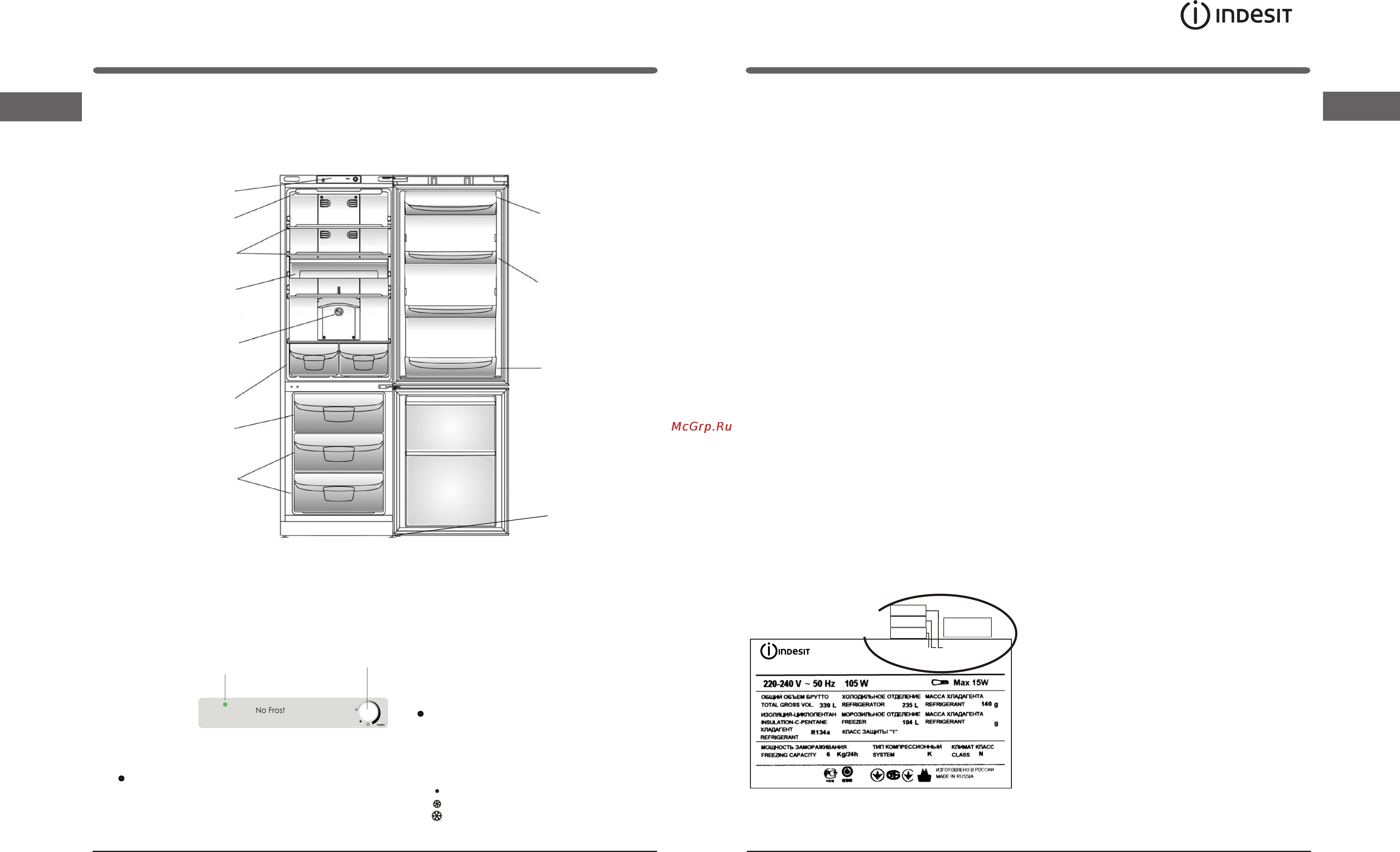Indesit BI 18 NF L [7/12] Б ұ йымны ң с ипаттамасы