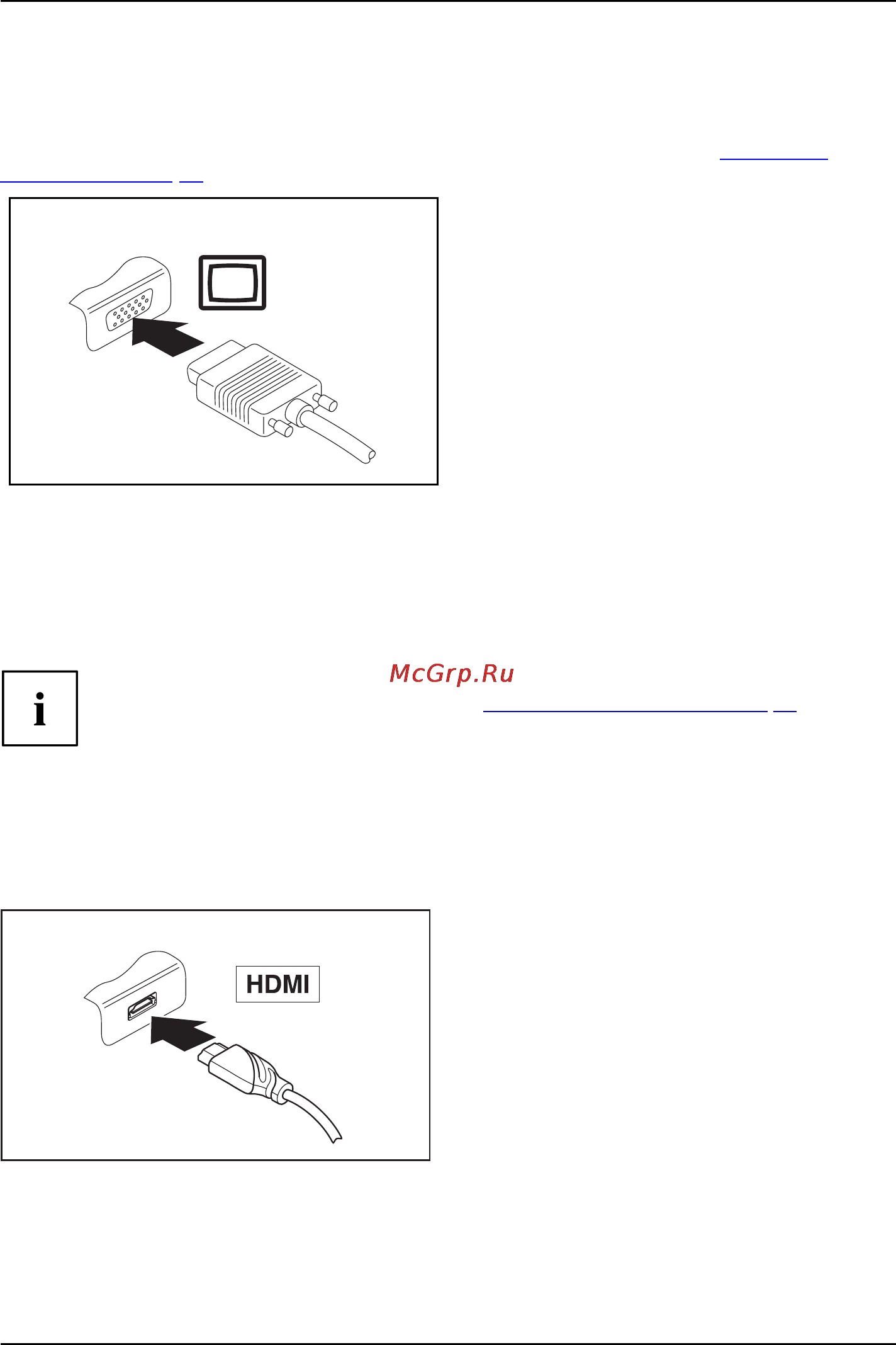 Fujitsu LIFEBOOK AH552M53B2RU [48/82] Подключение внешнего монитора
