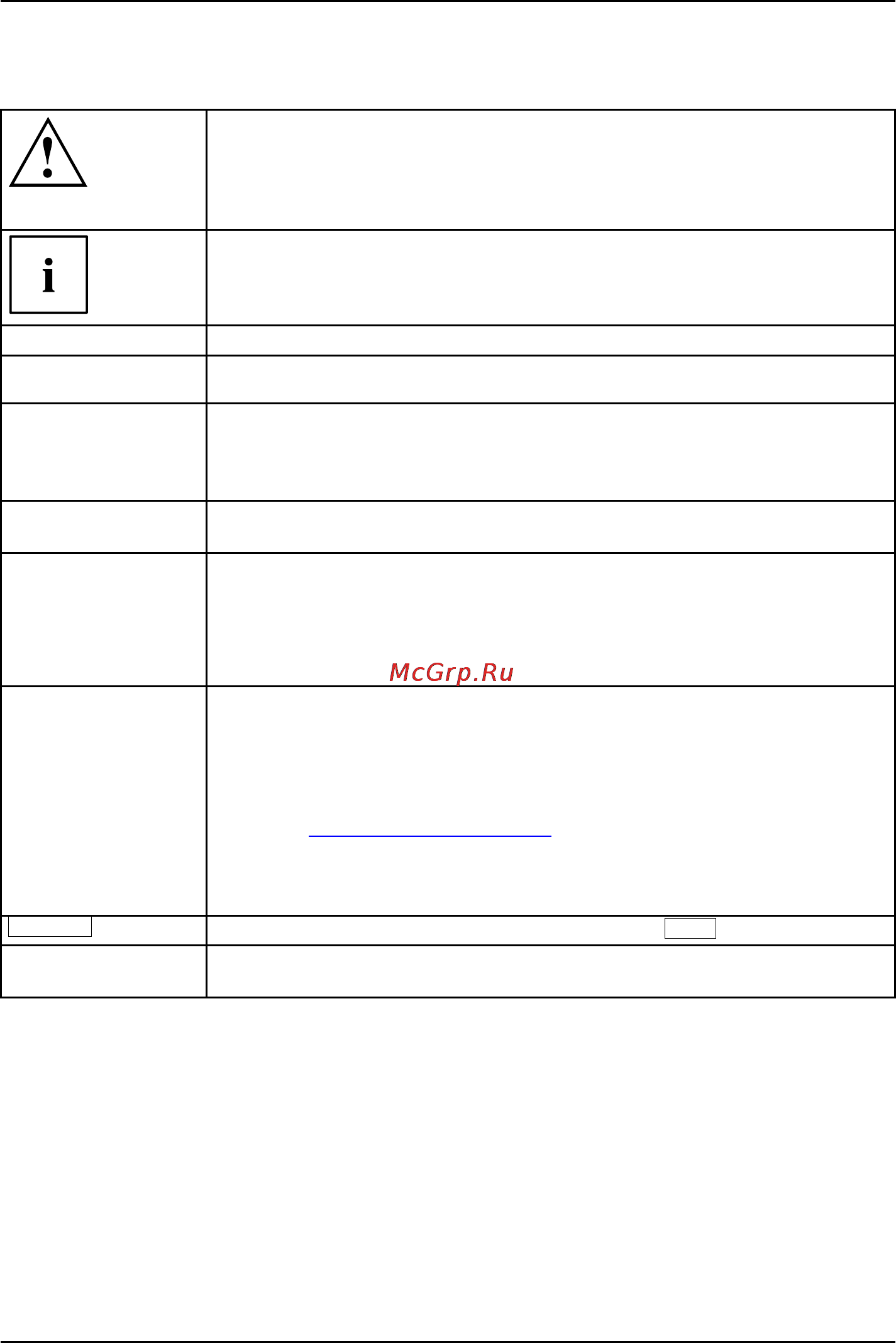 Fujitsu LIFEBOOK A5120MPAD2RU [12/87] Условные обозначения