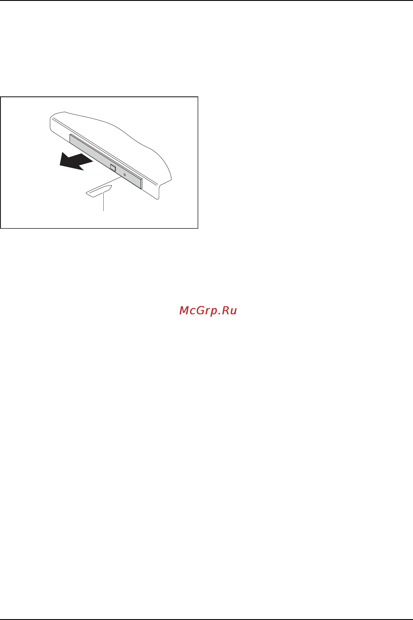 Fujitsu LIFEBOOK A5120M53B2RU [38/87] Ручное извлечение диска извлечение в аварийных ситуациях