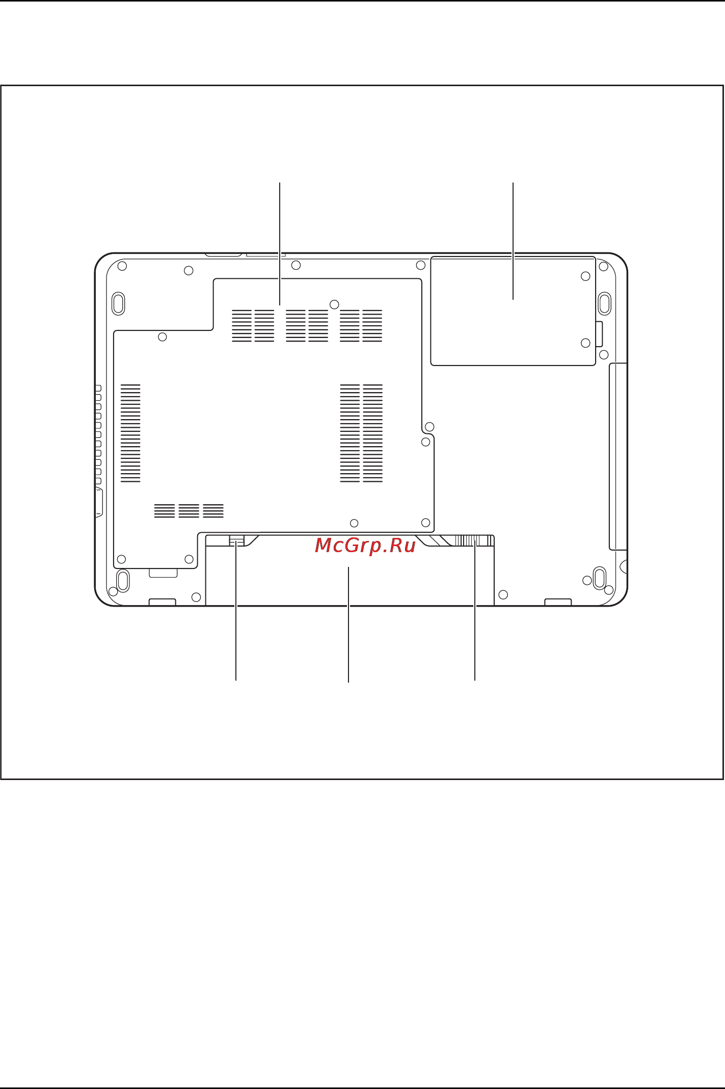 Fujitsu LIFEBOOK AH502M51A2RU [15/85] Нижняя сторона