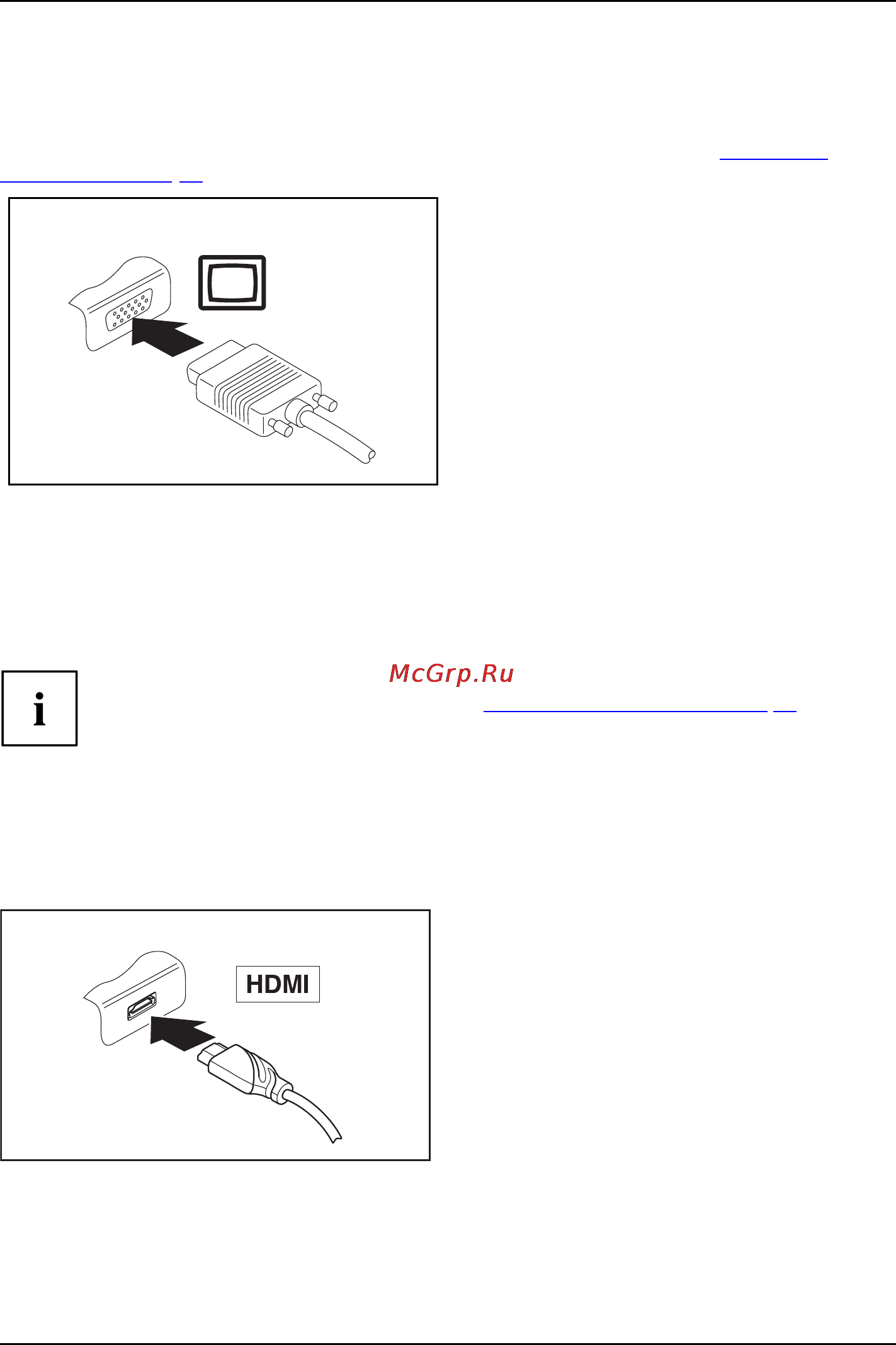 Fujitsu LIFEBOOK AH502M51A2RU [51/85] Подключение внешнего монитора
