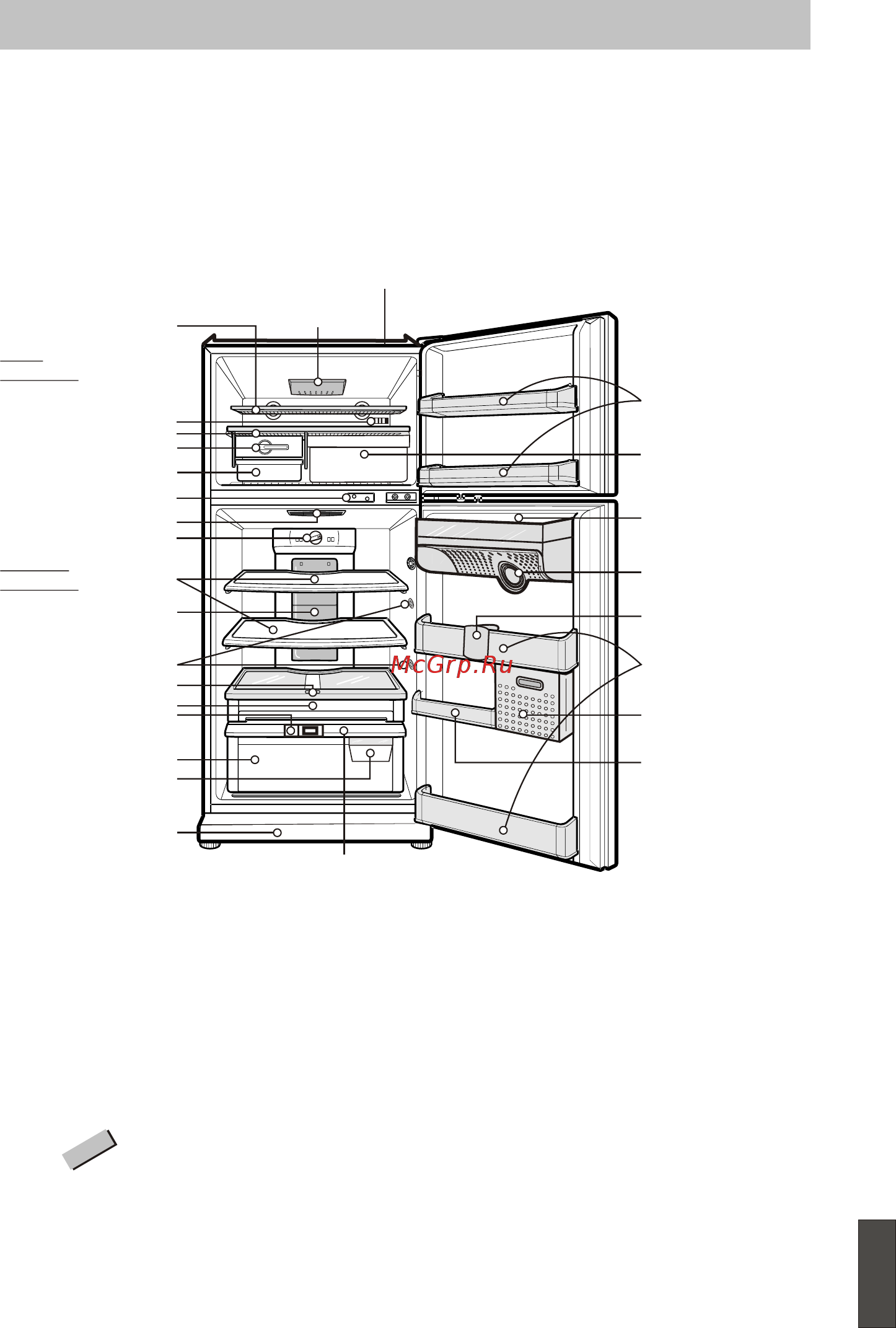 LG GR-B282VM [3/16] Inner parts