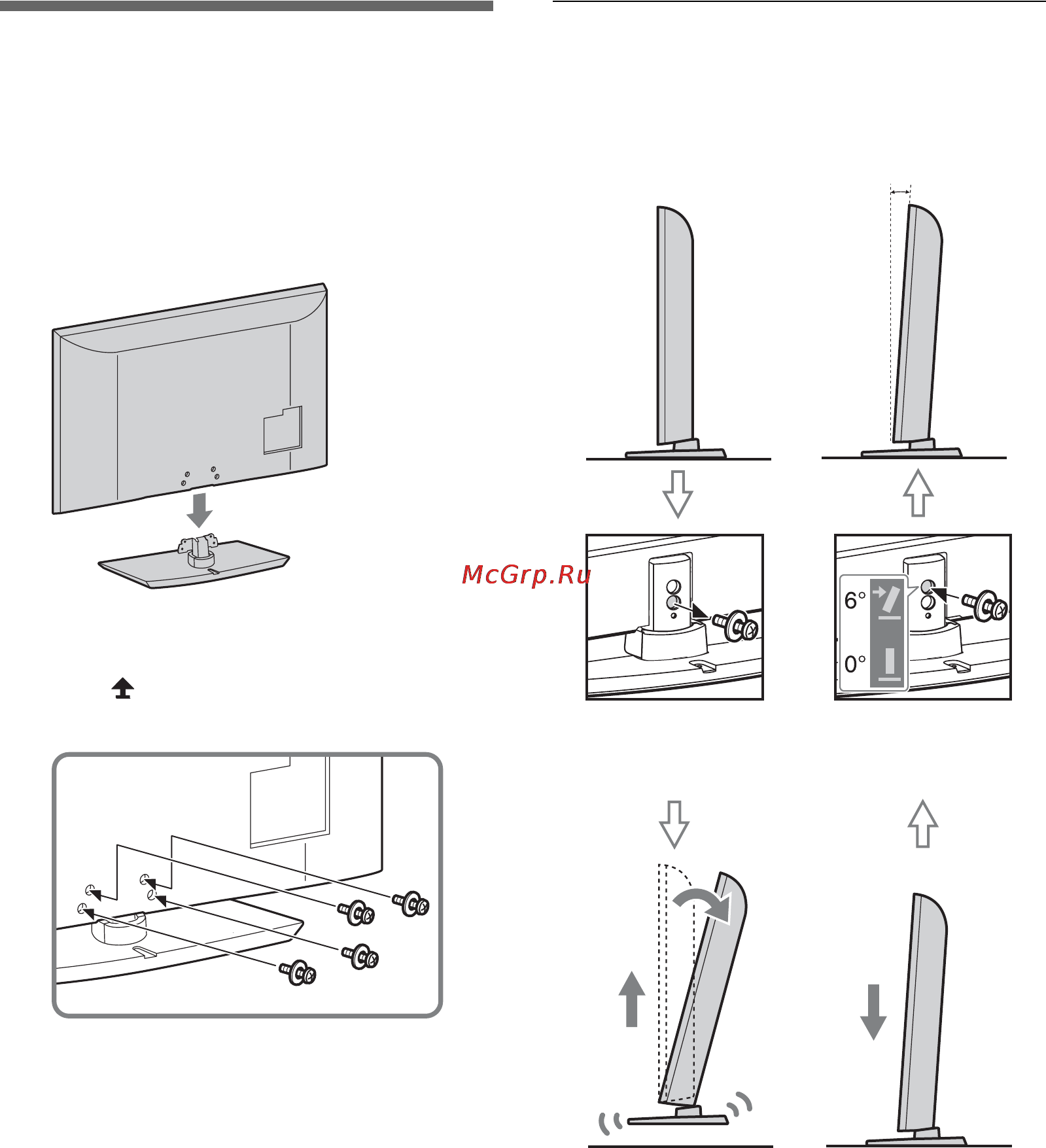 Sony BRAVIA KDL-32EX505 [158/218] Připojení stolního stojanu