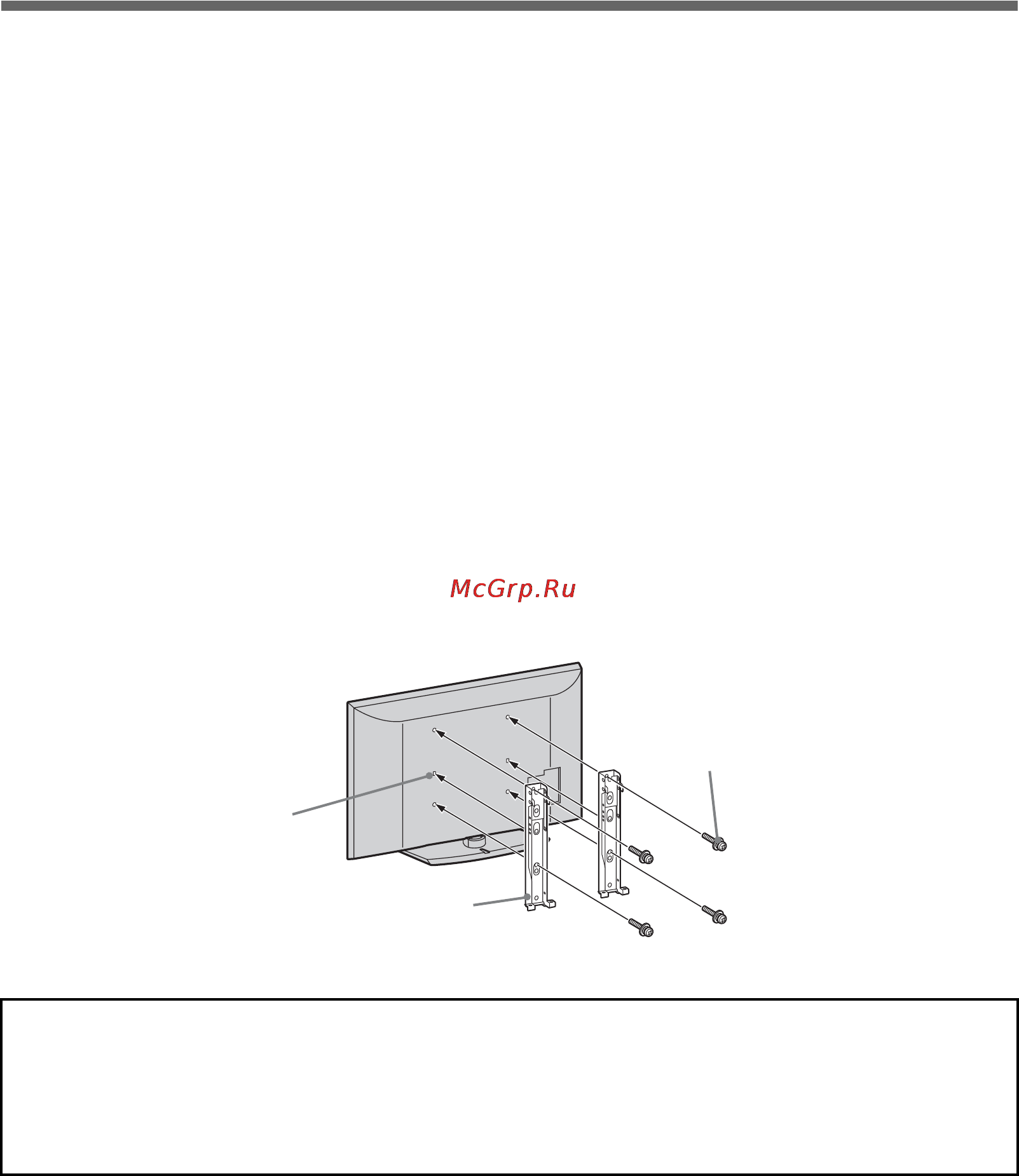 Sony BRAVIA KDL-32EX505 [36/218] Installazione degli accessori staffa di montaggio a parete