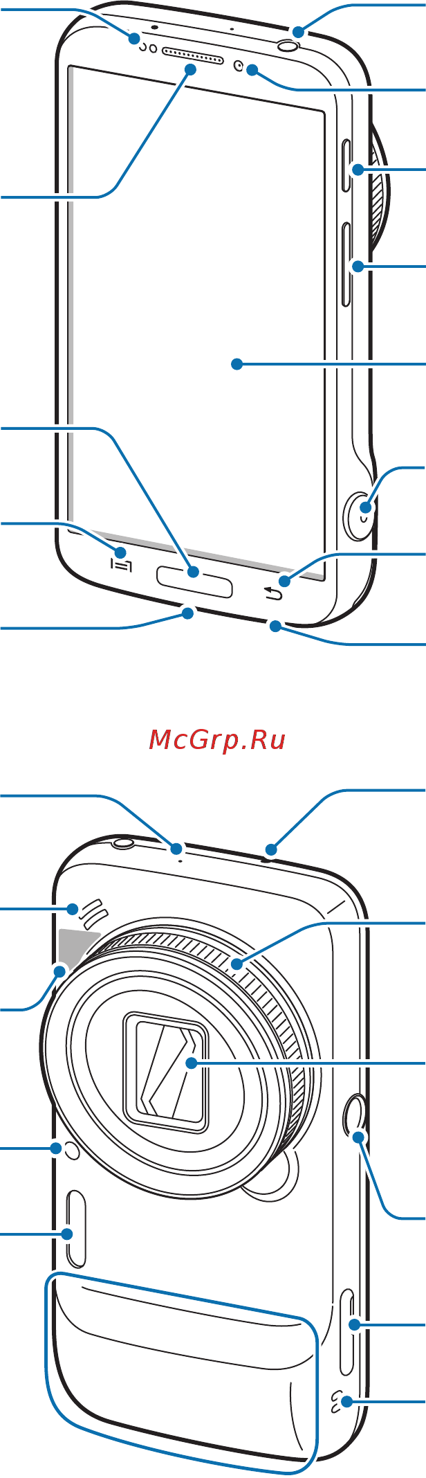 Samsung Galaxy S4 Zoom SM-C101 8Gb Black [8/172] Начало работы
