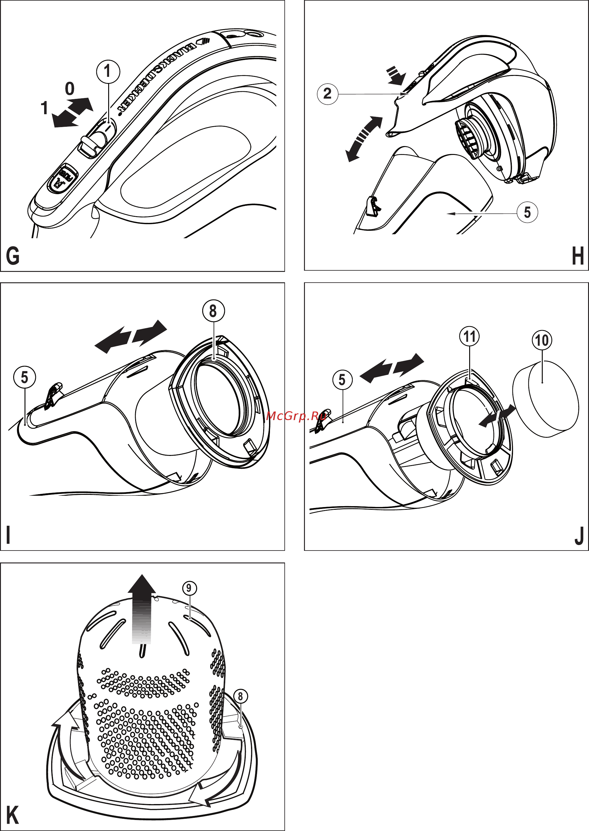 Black & Decker DV9610PN Инструкция по эксплуатации онлайн [3/12] 28728