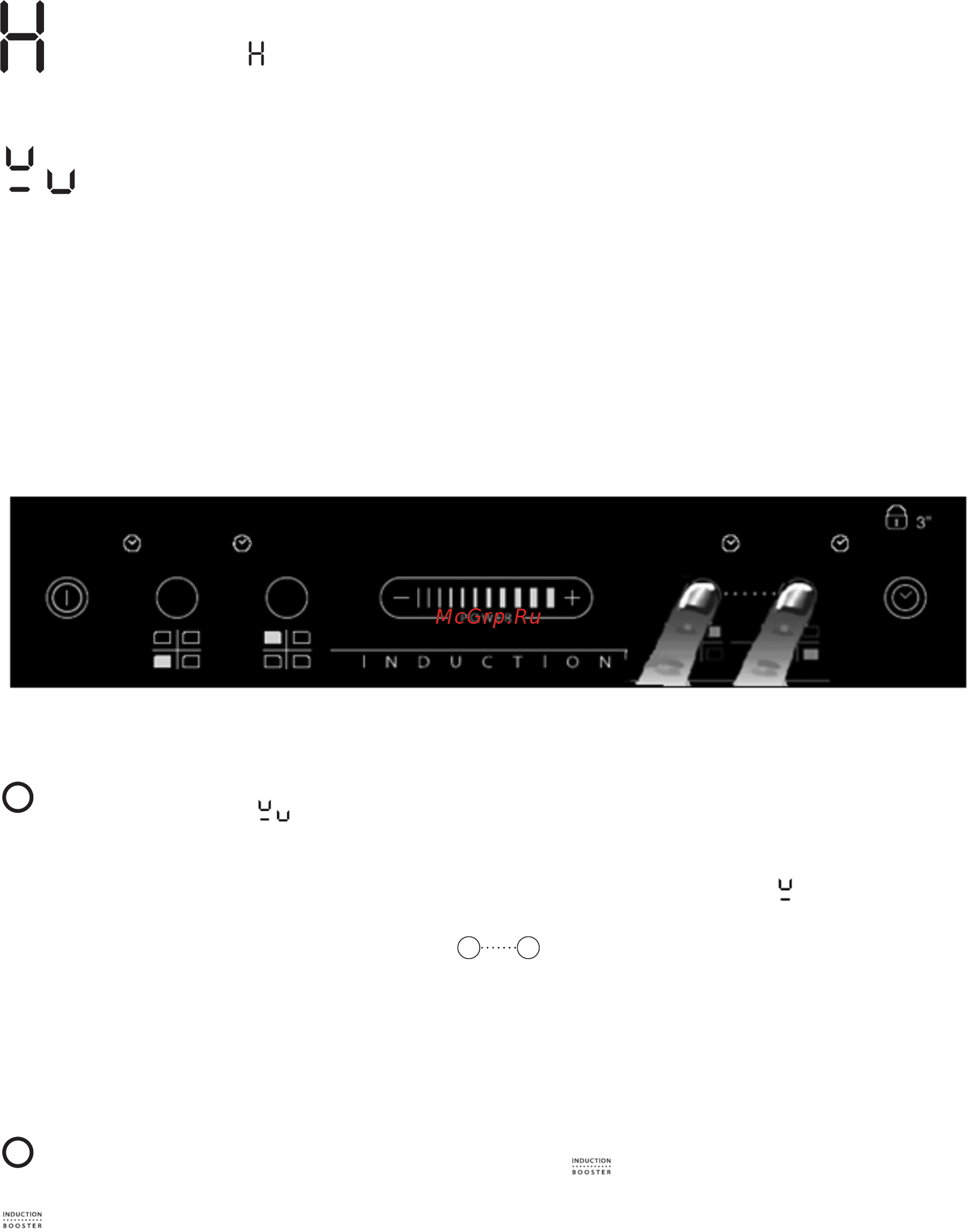 Whirlpool ACM 806 BA [9/12] Предупреждения на панели управления