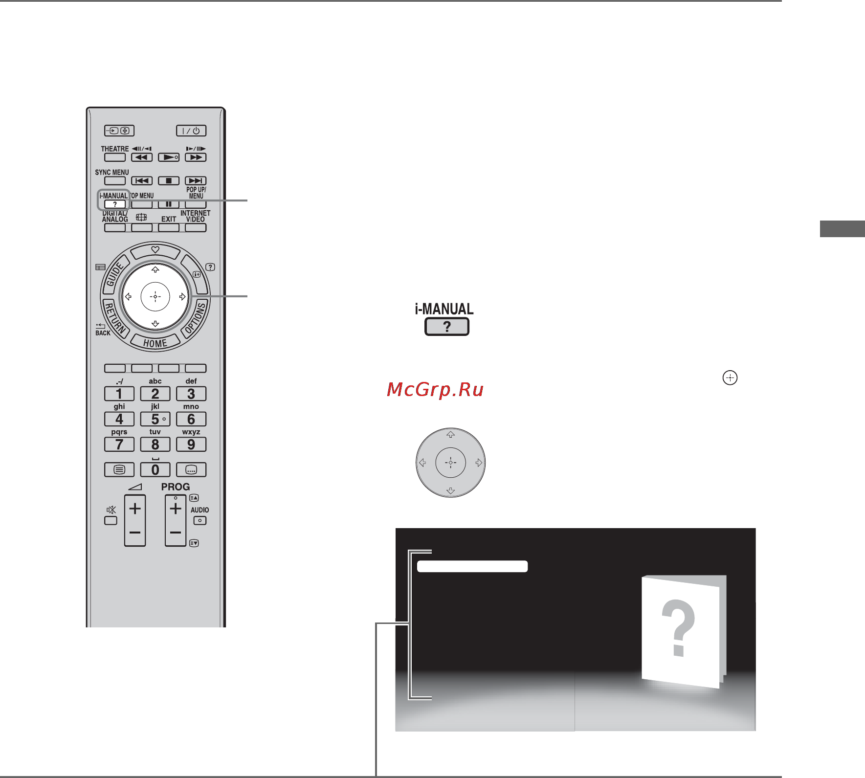 Sony BRAVIA KDL-32EX40B [9/92] Использование i manual