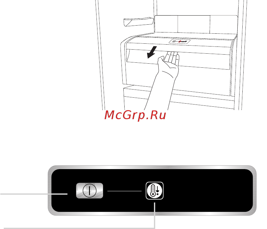 Whirlpool ART 910 A+/01 [7/25] Включение и выключение отделения