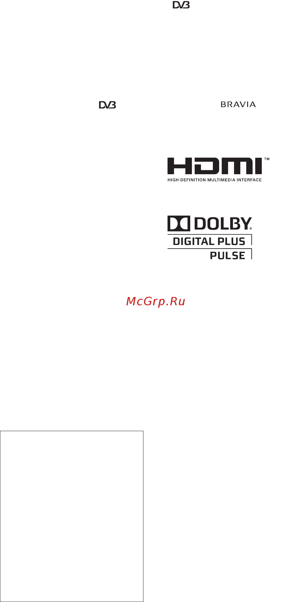 Sony BRAVIA KDL-32BX340 [346/588] Въведение