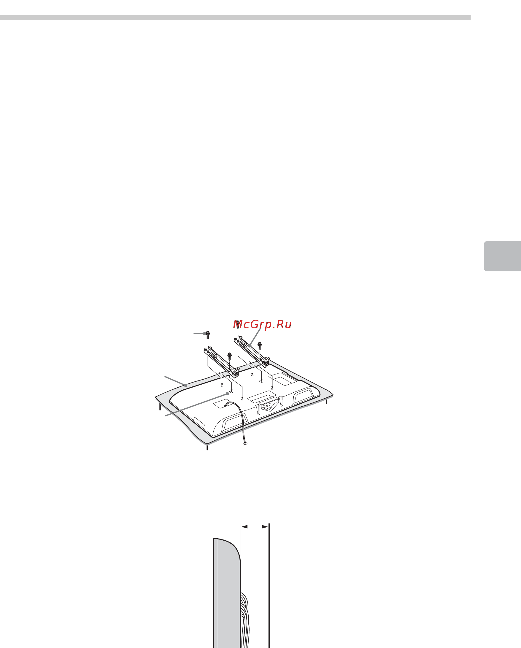 Sony BRAVIA KDL-40BX440 [453/588] Εγκατάσταση των ε αρτημάτων επιτ ί ι στήριγμα
