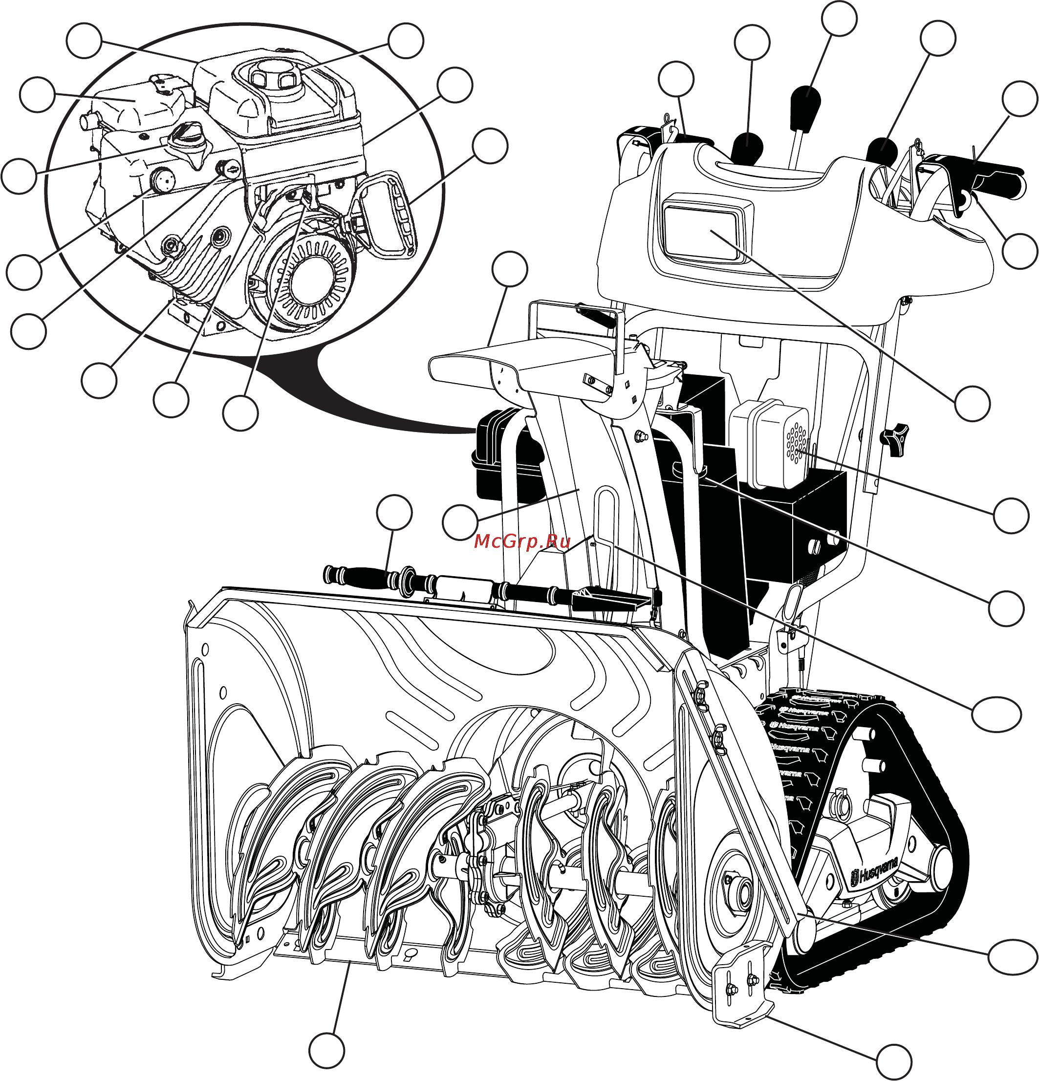 Husqvarna ST 276EPT Инструкция по эксплуатации онлайн [18/80] 86487