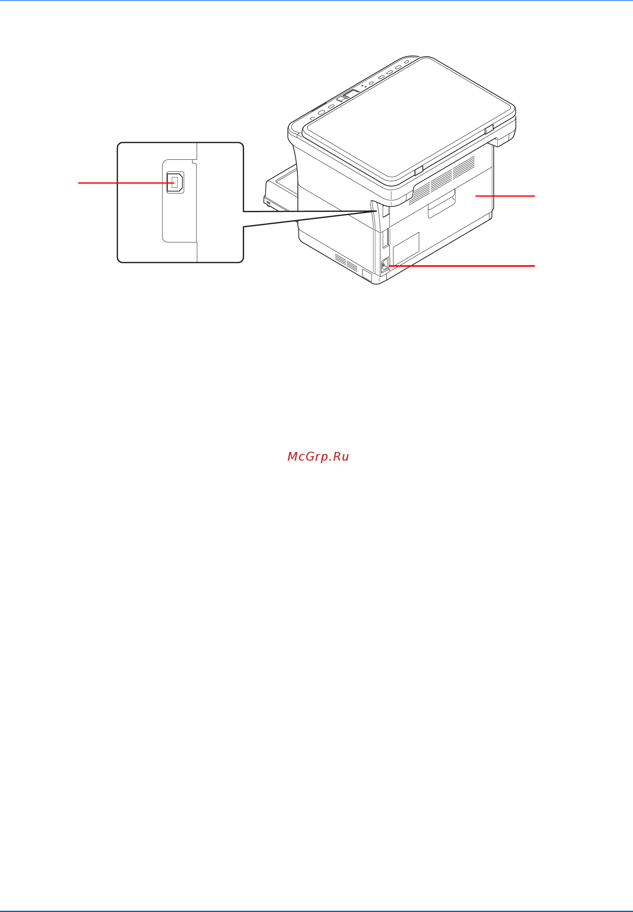 Kyocera FS-1325MFP [15/119] Компоненты задней части аппарата