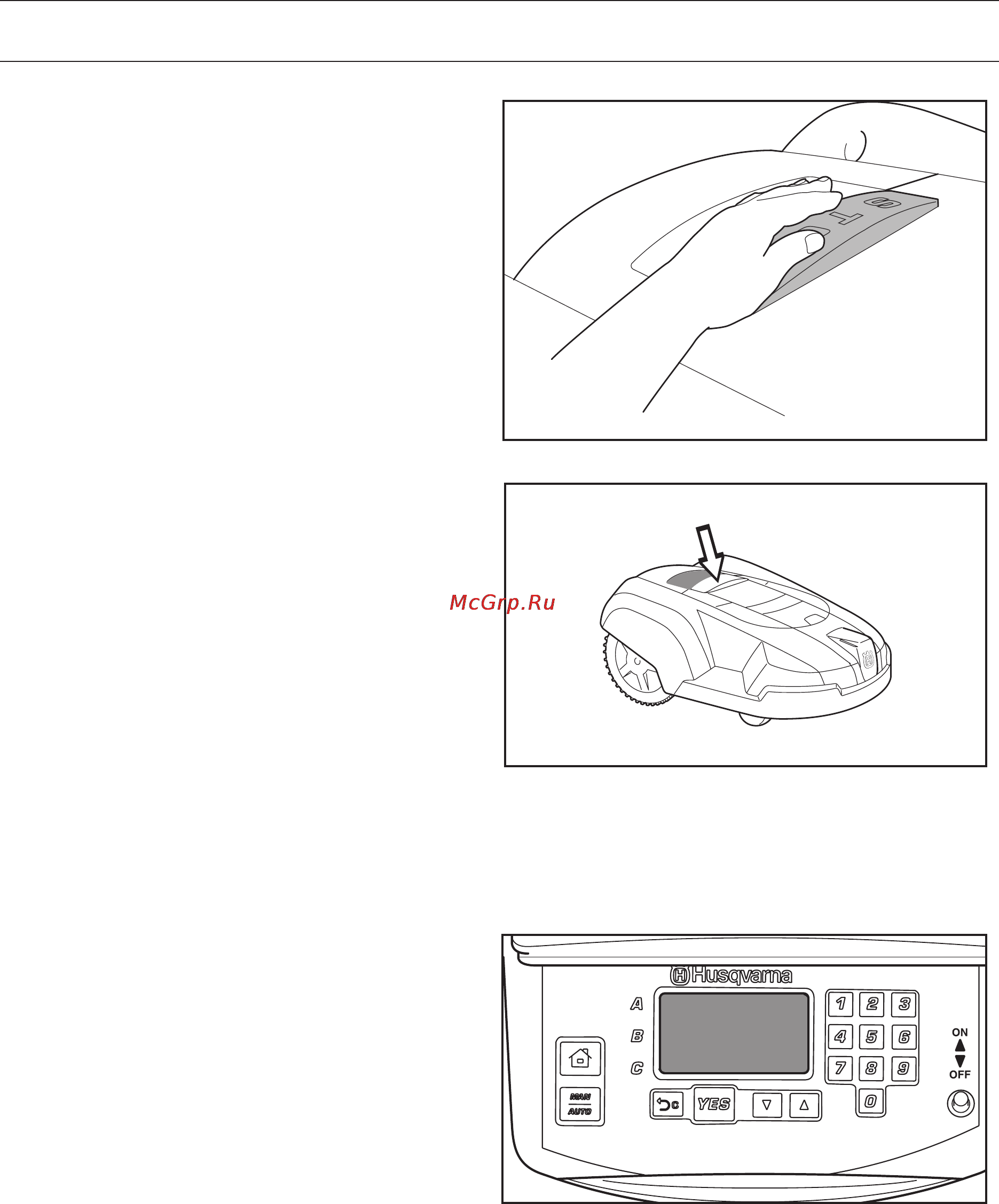 Husqvarna AUTOMOWER 230 ACX [14/80] Описание
