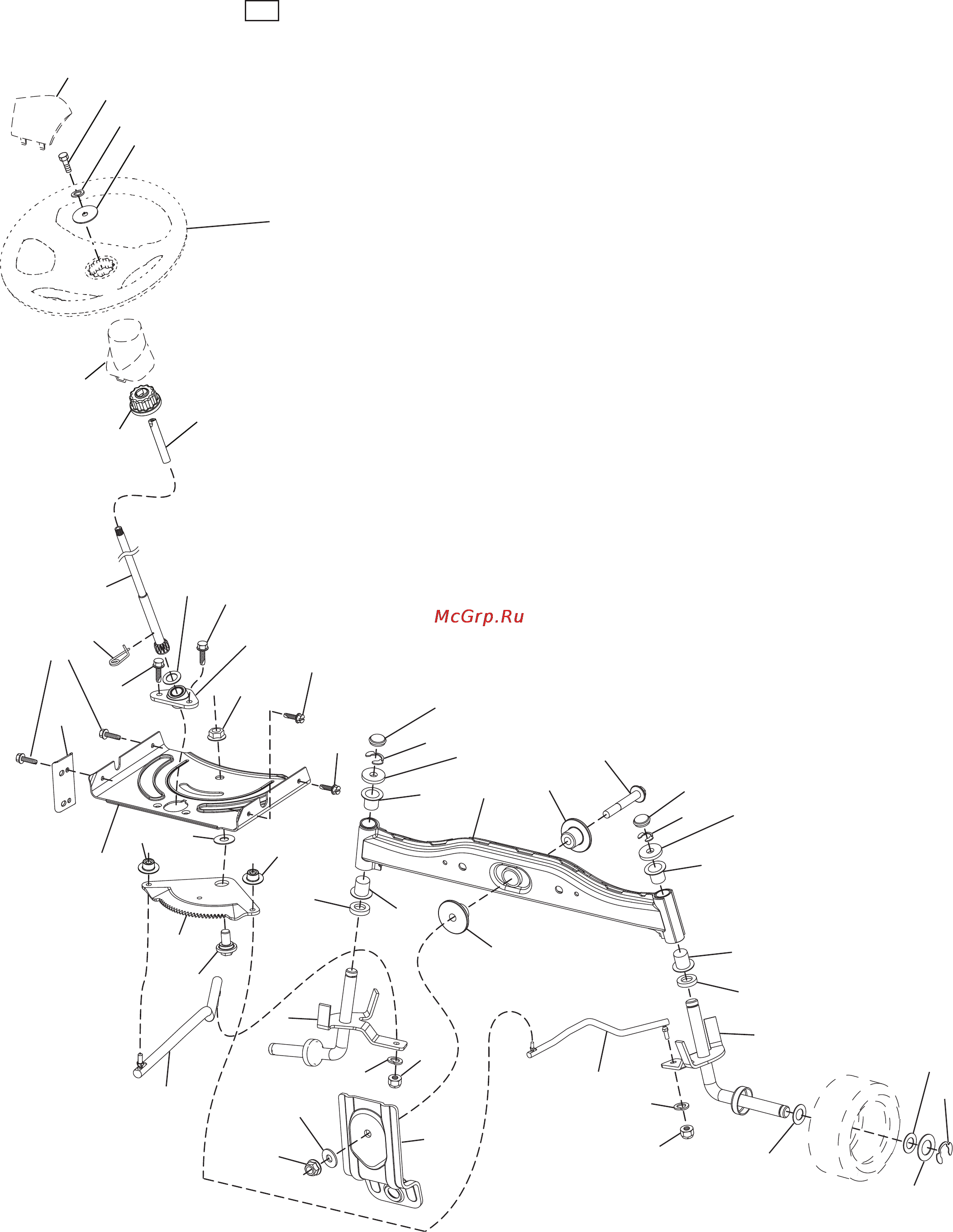 Husqvarna CTH 126 [12/20] Steering assembly 41 41