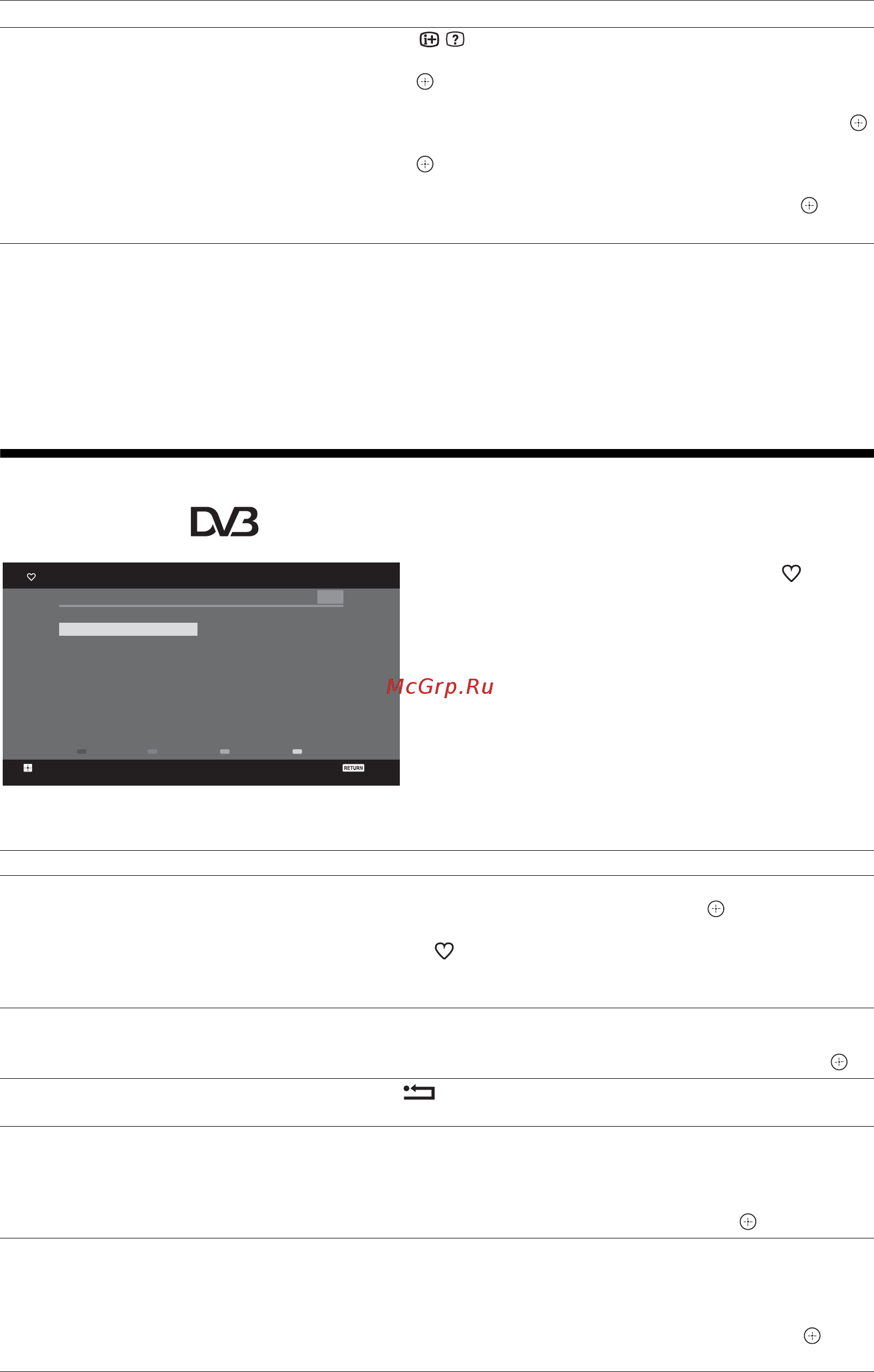 Sony BRAVIA KDL-32V4730 [52/215] Использование списка цифровых избранных программ