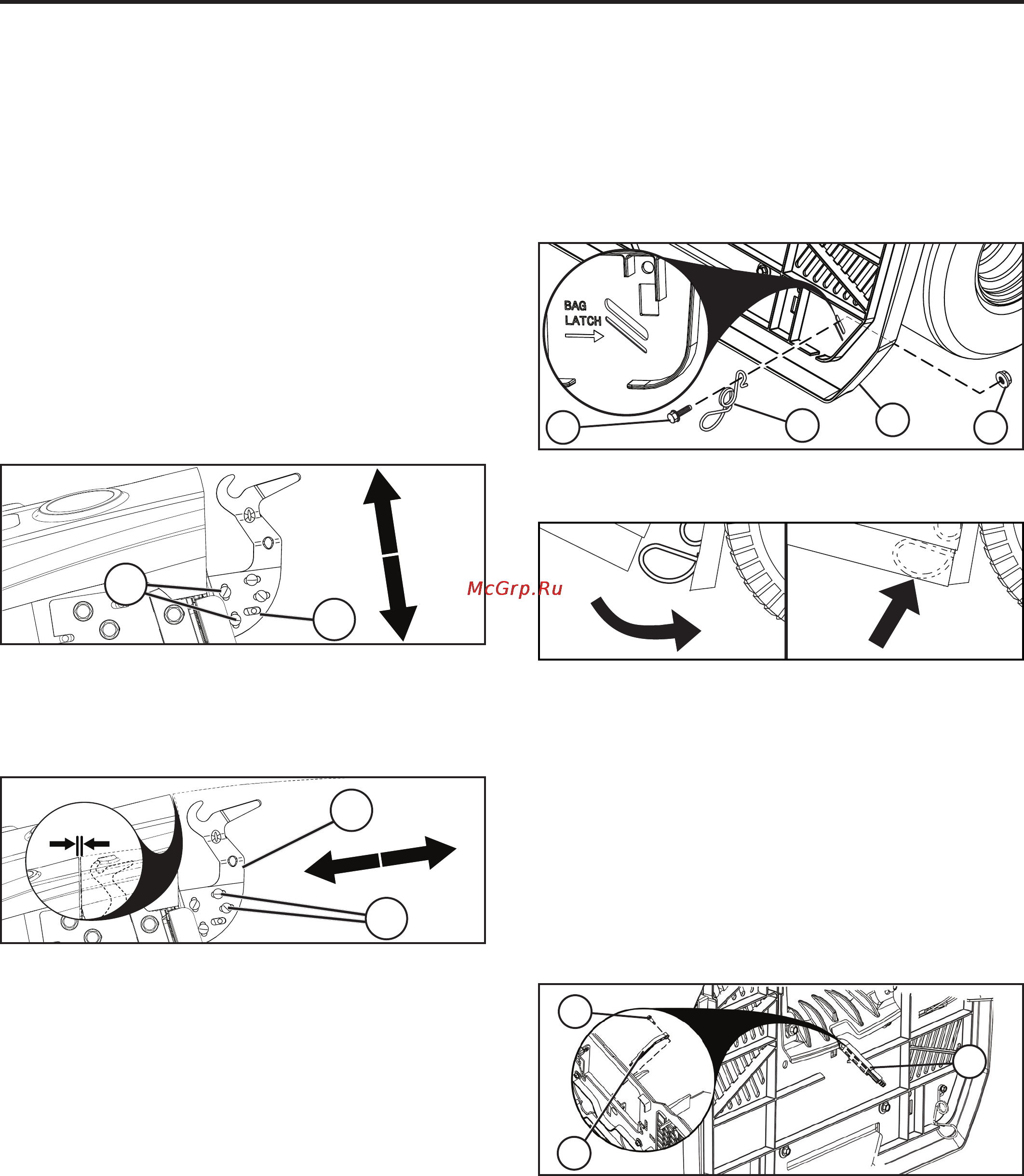 Husqvarna CT 154 [35/104] Pentru a instala levierul extensia completă a sacului
