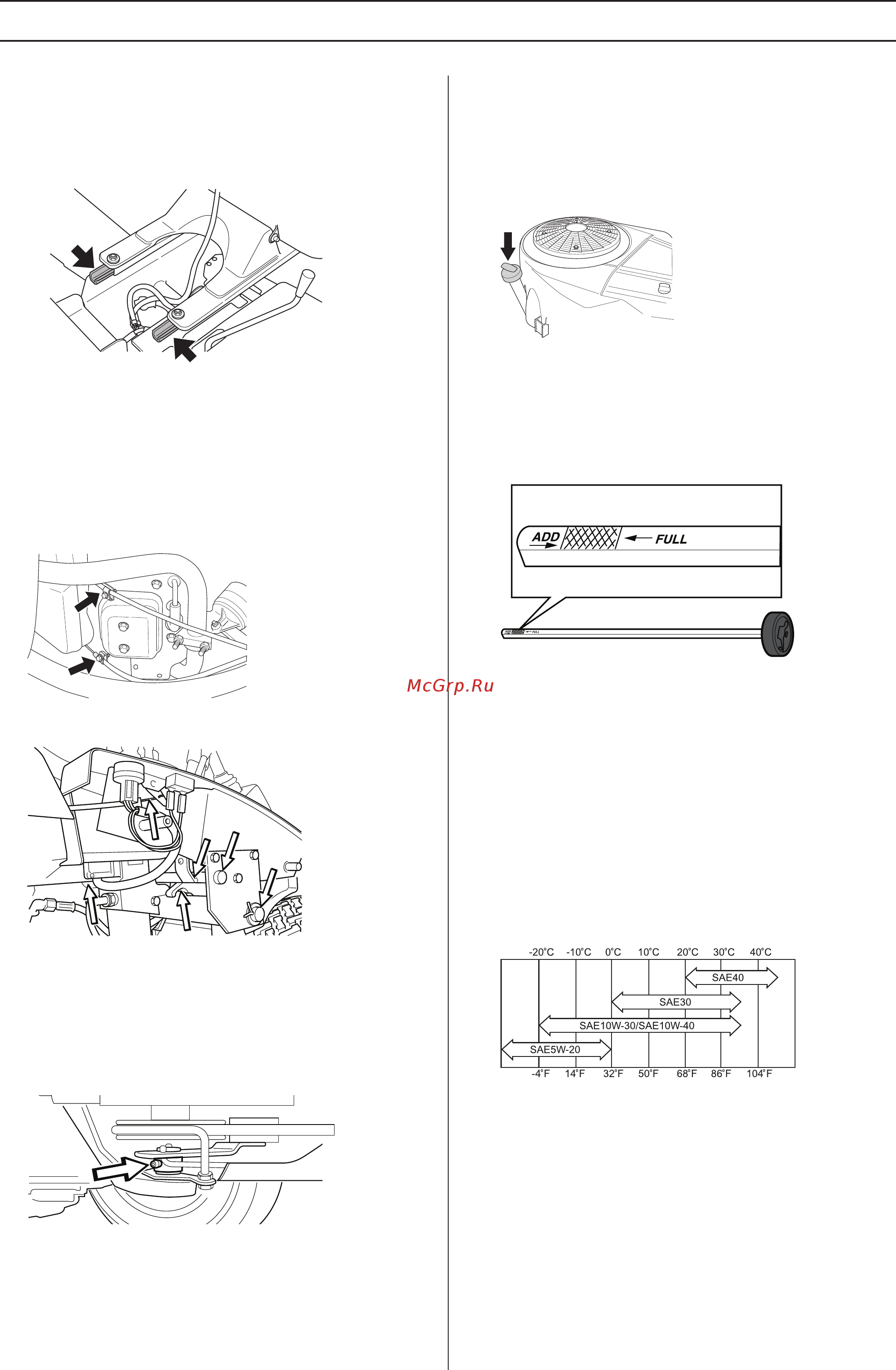 Husqvarna R 422Ts AWD [37/47] Замена моторного масла