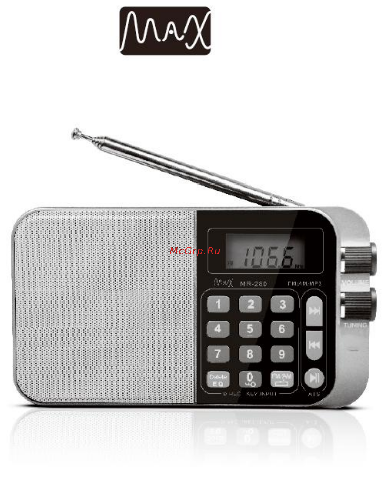 Max МR-280 Silver Инструкция по эксплуатации онлайн