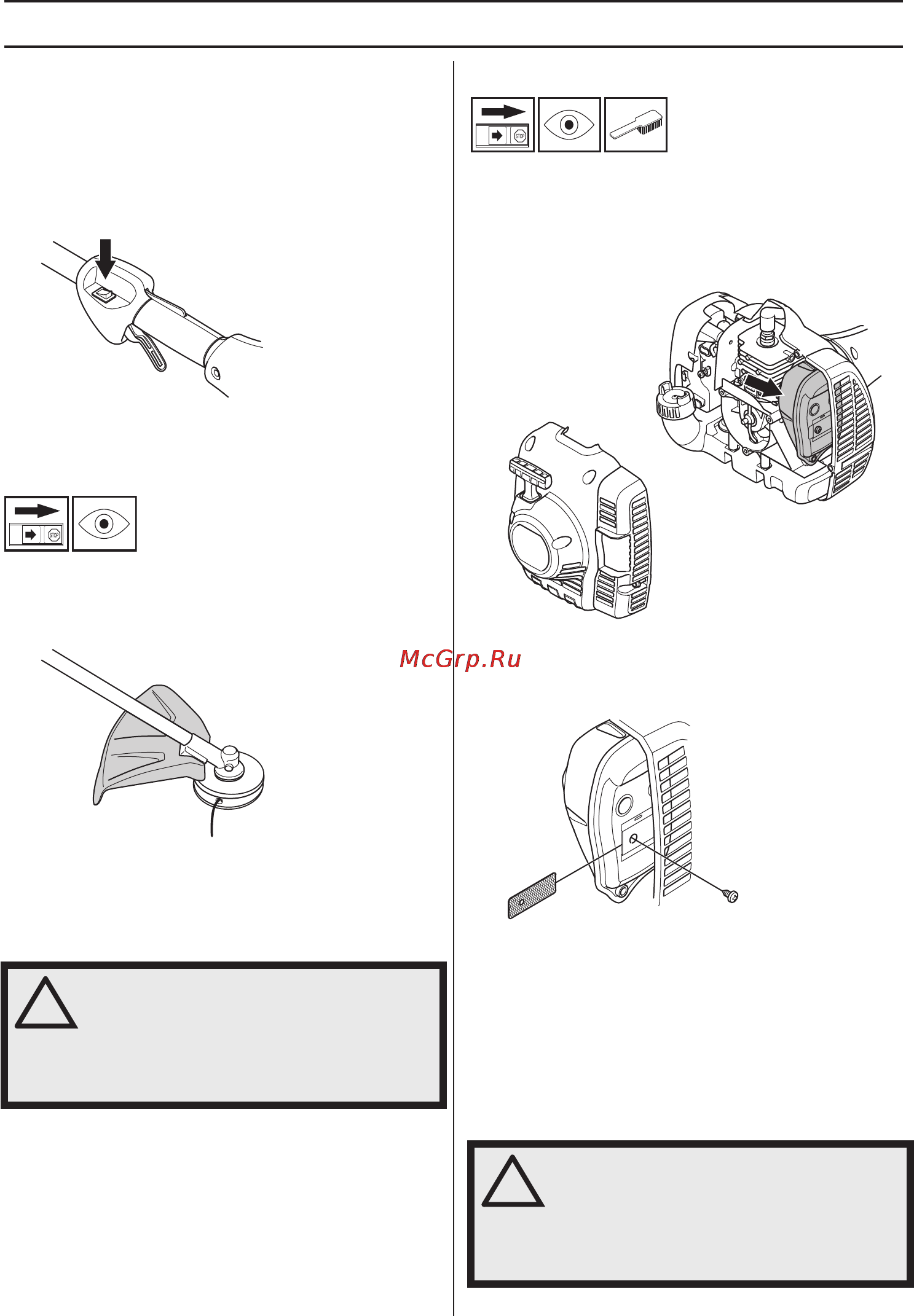 Husqvarna 122C [52/640] Generelle sikkerhedsinstruktioner
