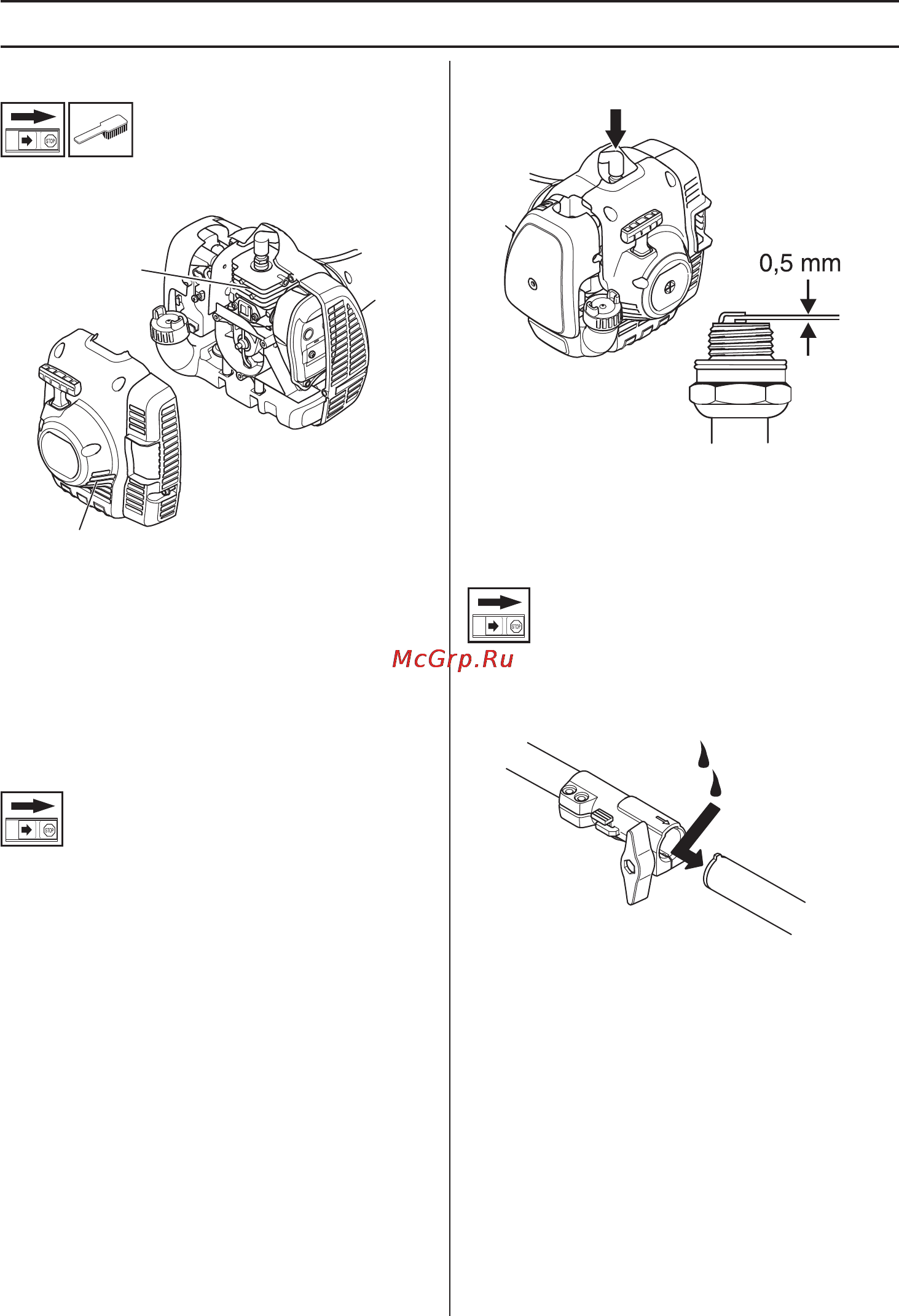 Husqvarna 122C [533/640] So utucu sistem