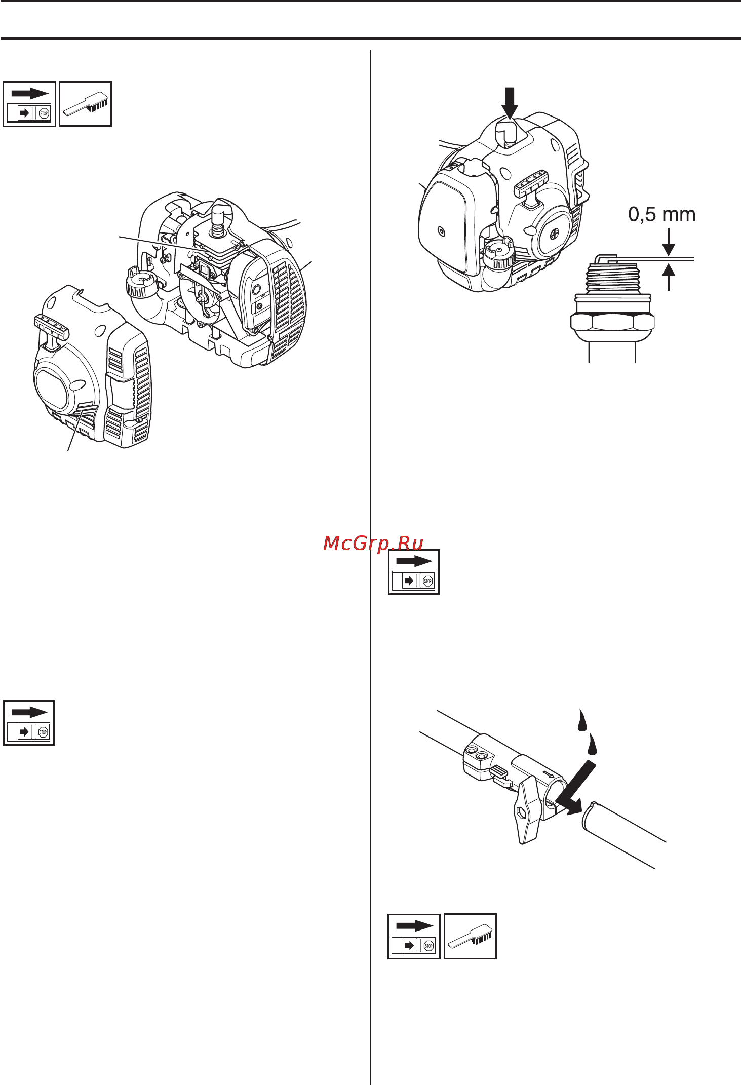Husqvarna 122C [558/640] Ëëòúâï óıî ê âìëﬂ