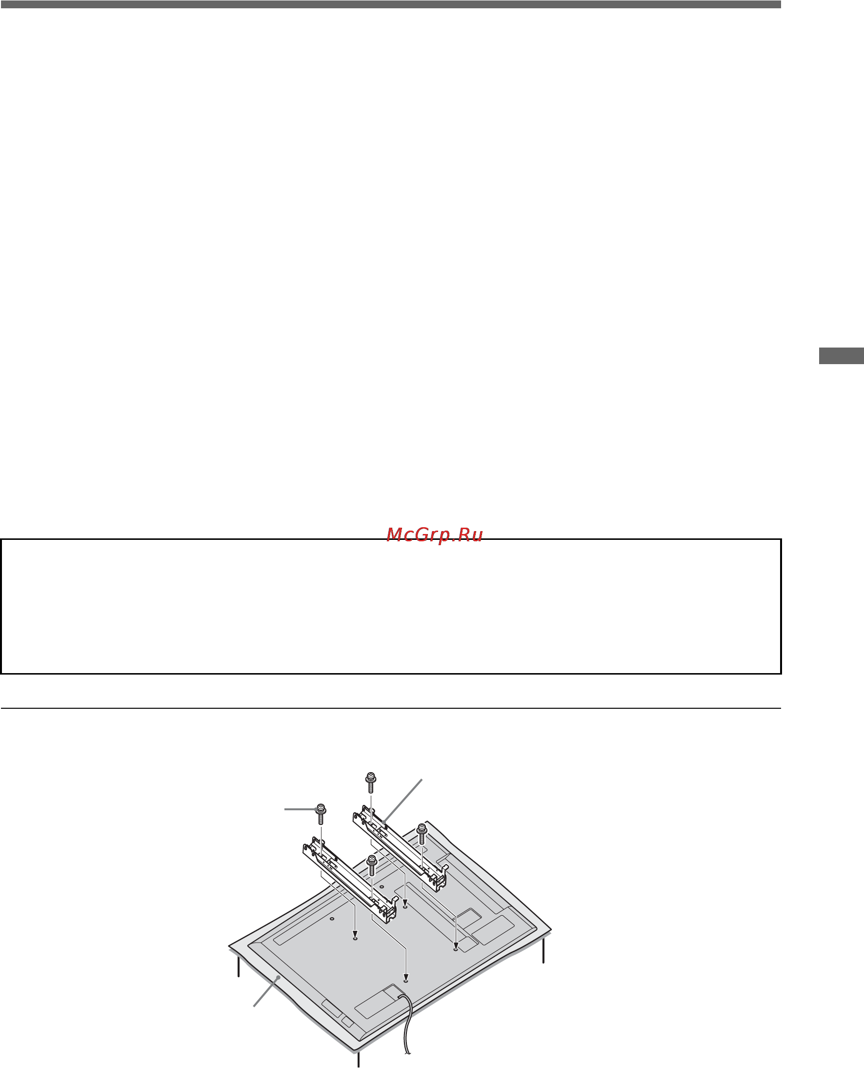Sony BRAVIA KDL-40NX715 [45/284] Installazione degli accessori staffa di montaggio a parete staffa di sospensione a parete