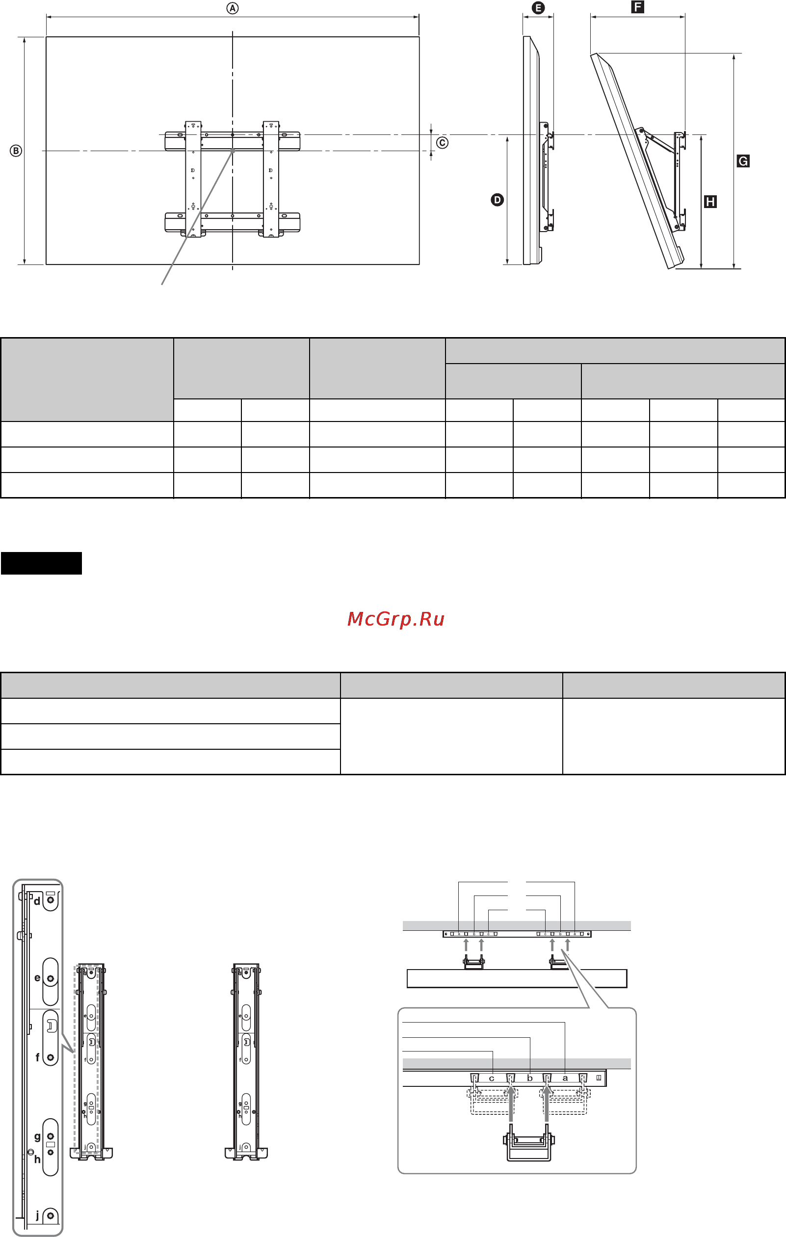 Sony BRAVIA KDL-46NX715 [98/284] Diagram tabell för placering av skruvar och hakar su wl500