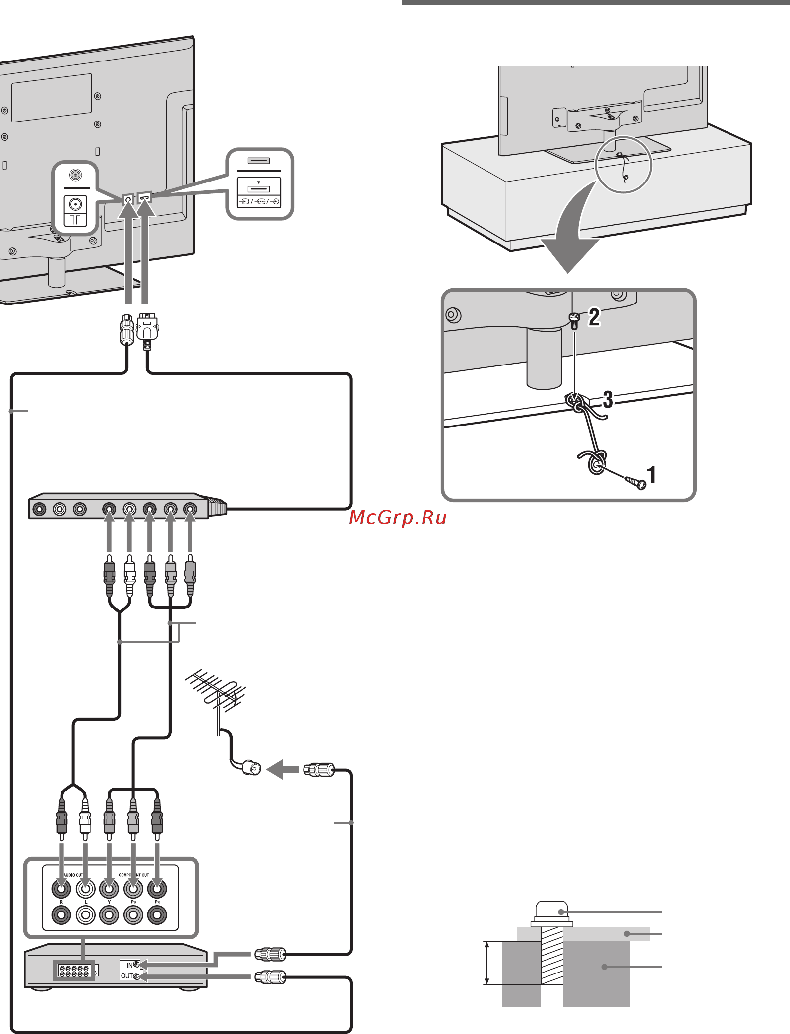 Sony BRAVIA KDL-46NX723 [10/188] 避免电视机倾倒