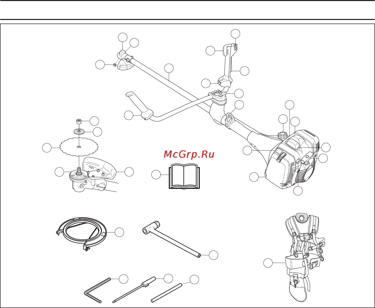 Husqvarna 545RX [6/60] Что есть что