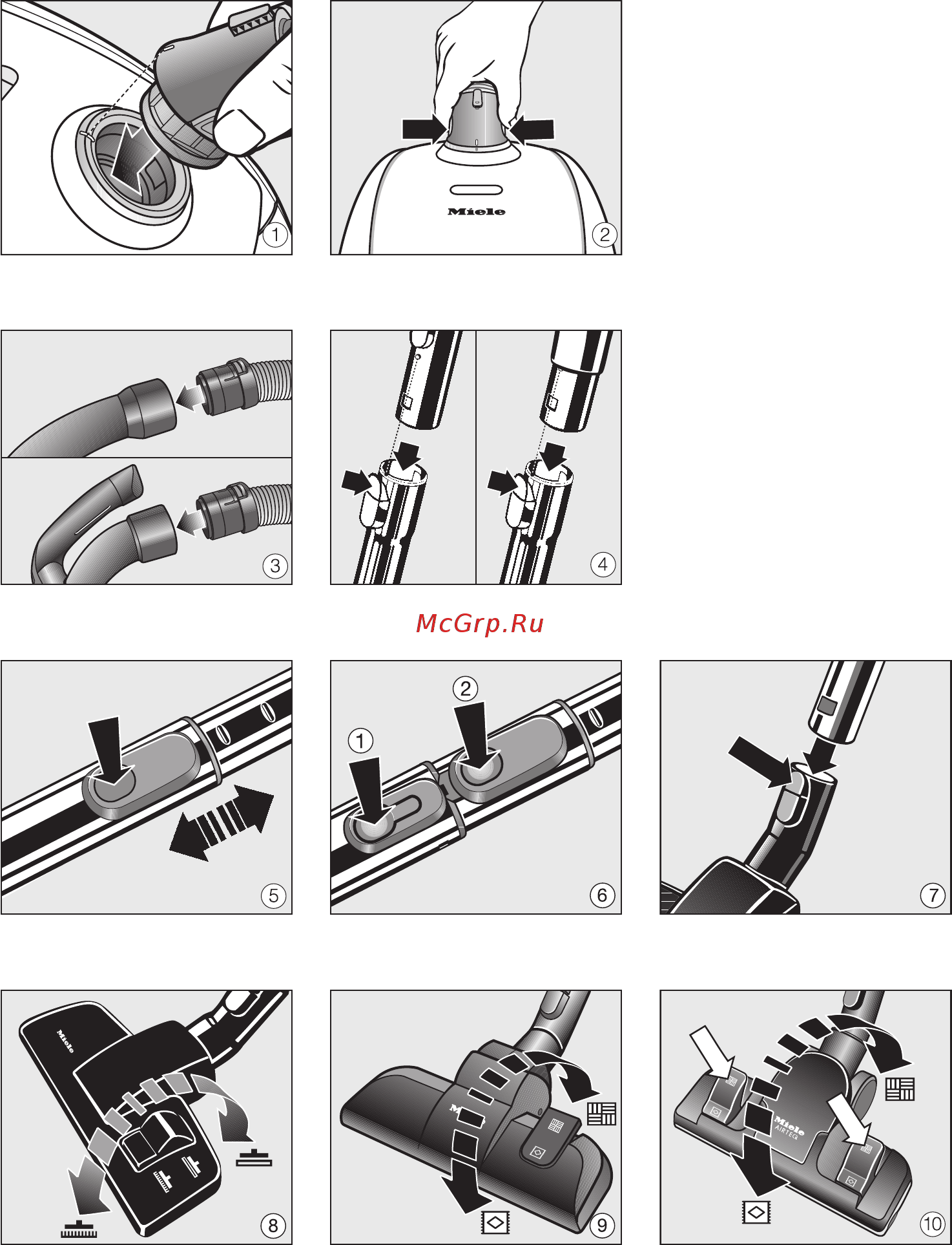 Miele S6330 Power Compact Gr Grey Инструкция по эксплуатации онлайн [29/33] 86640