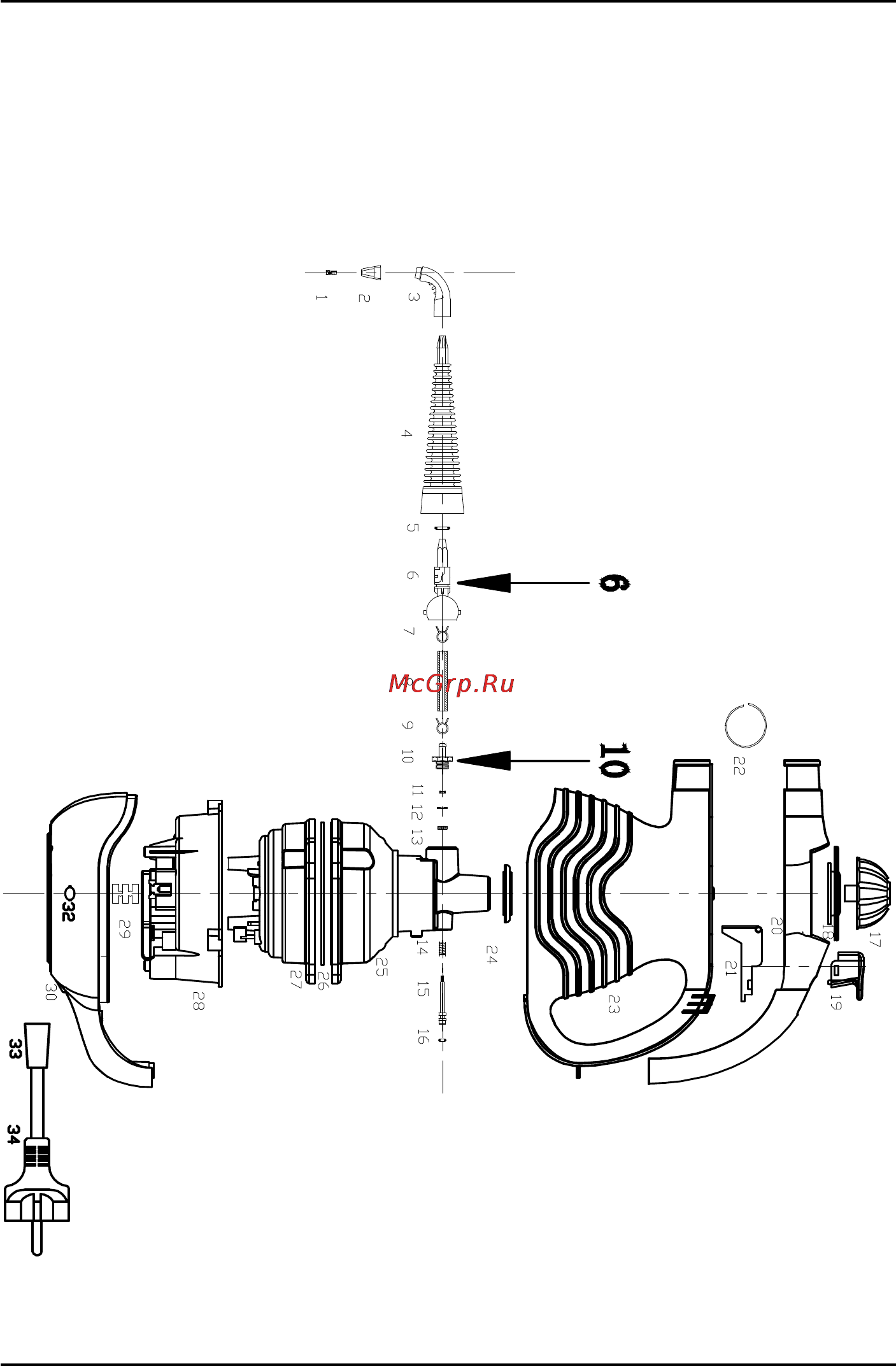 Defort DSC-800 [6/14] Exploded view dsc 800