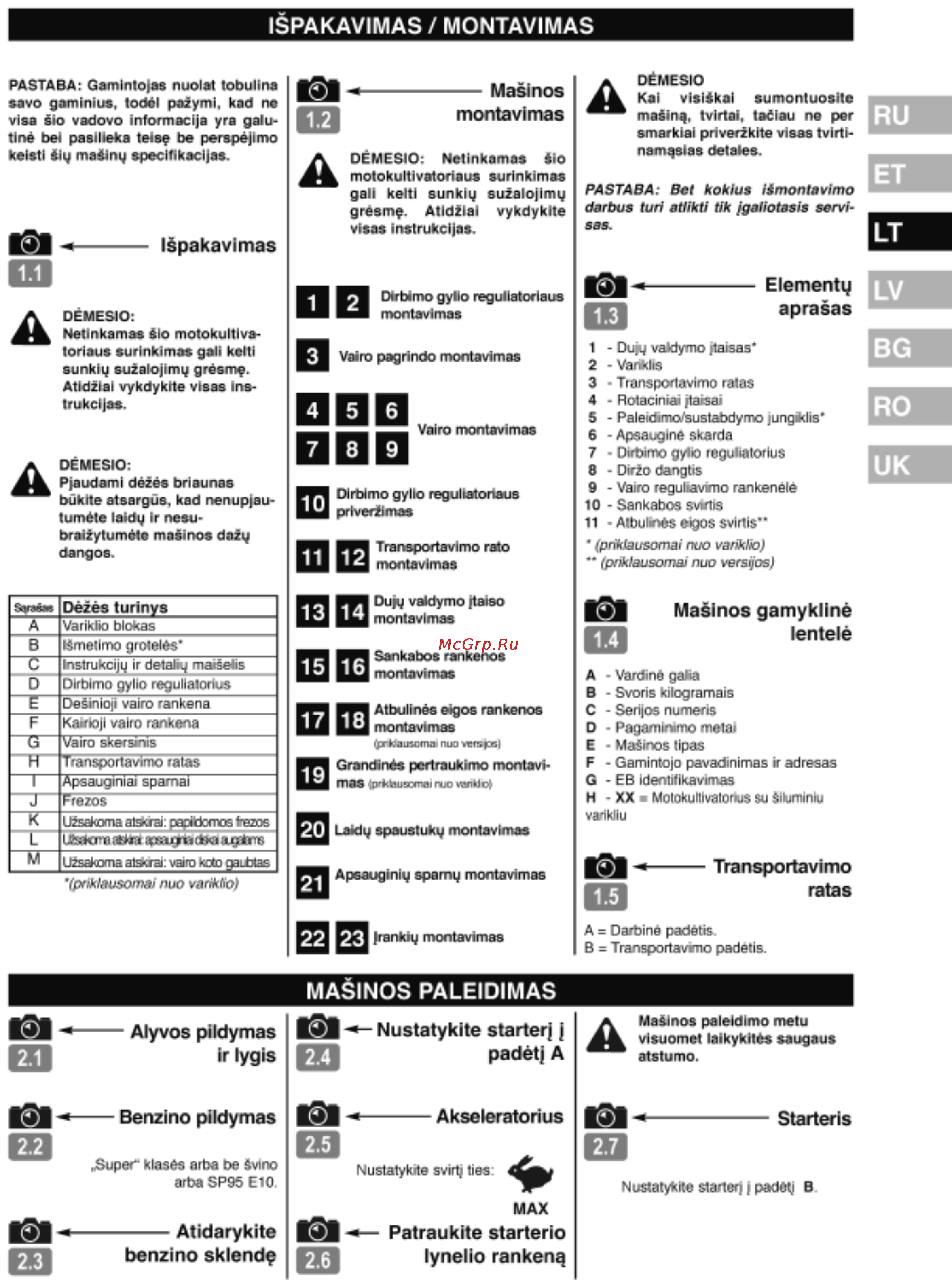 Husqvarna TF 224 Инструкция по эксплуатации онлайн [23/48] 86662