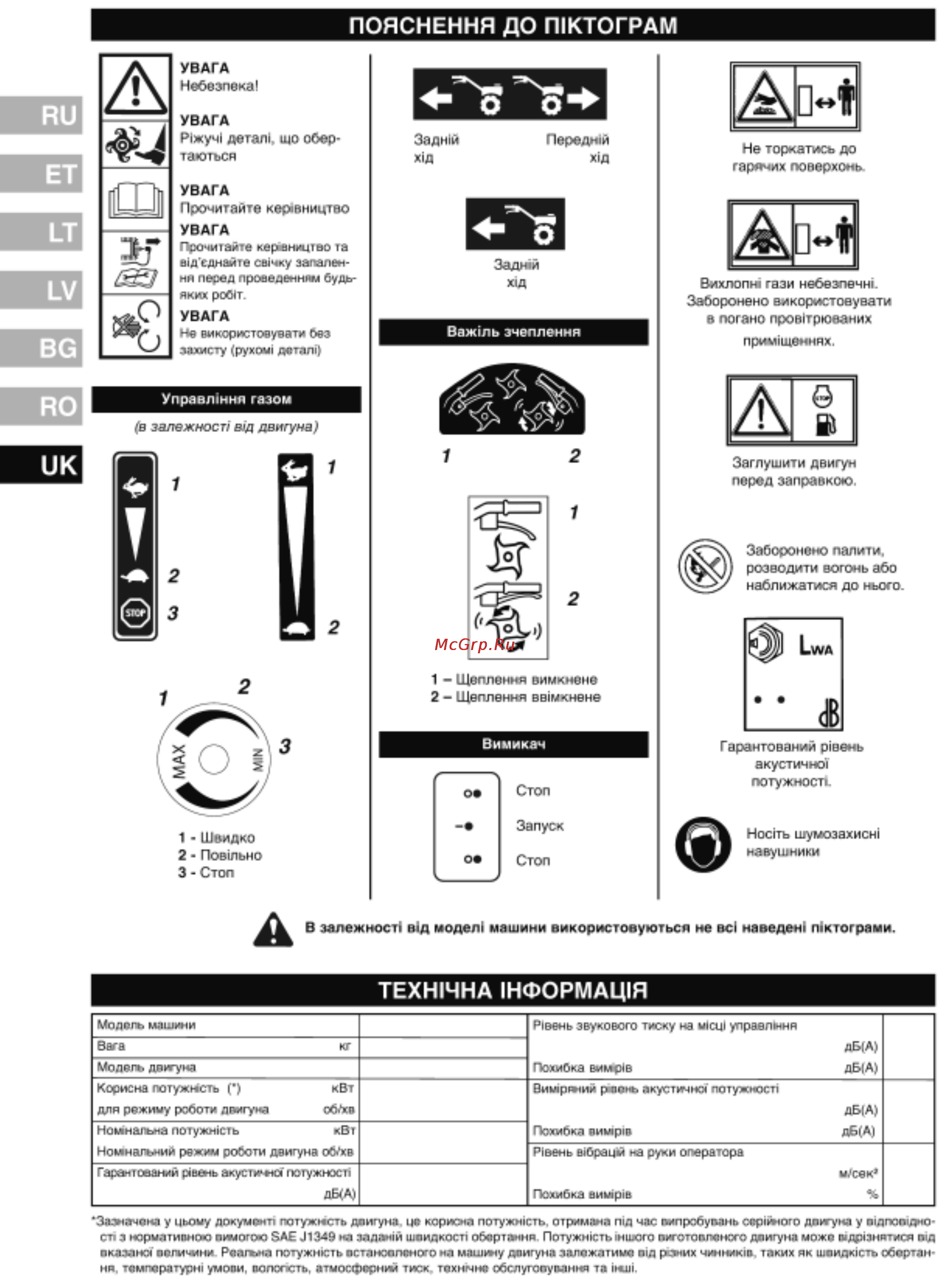 Husqvarna TF 324 [40/48] En709 1997 a4 2009