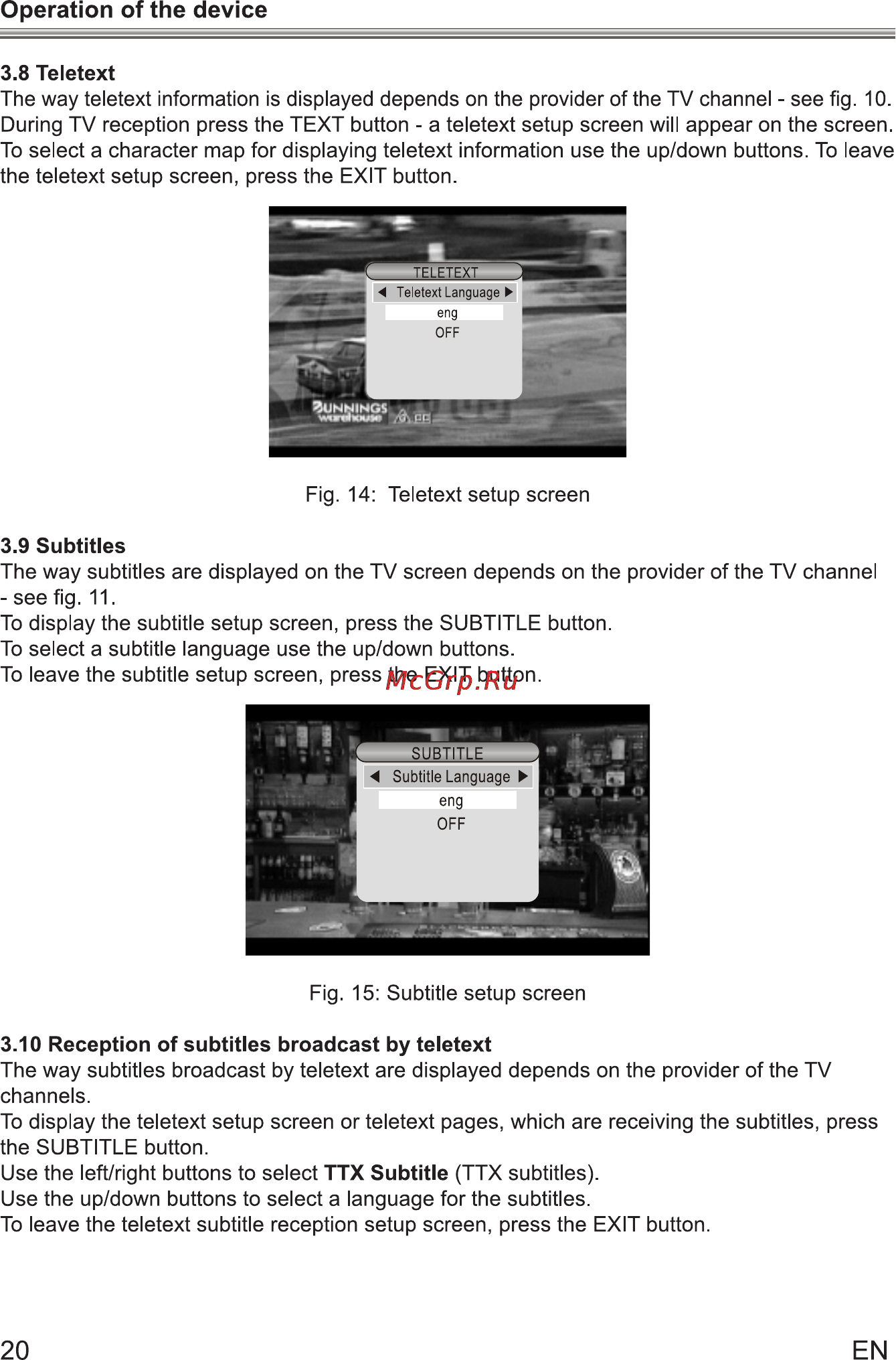Sencor SDB 1007T [24/29] Operation of the device