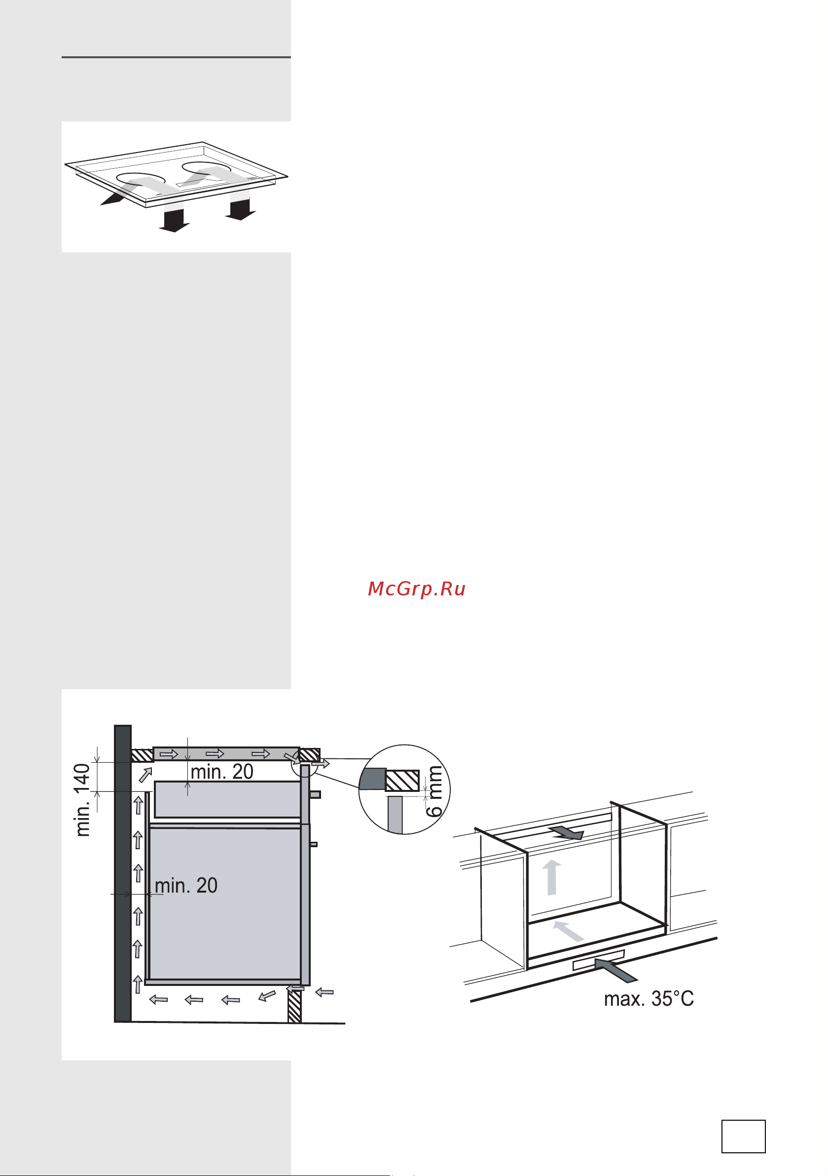 Gorenje IT641KR [33/40] Вентиляция варочной панели вентиляция варочной панели