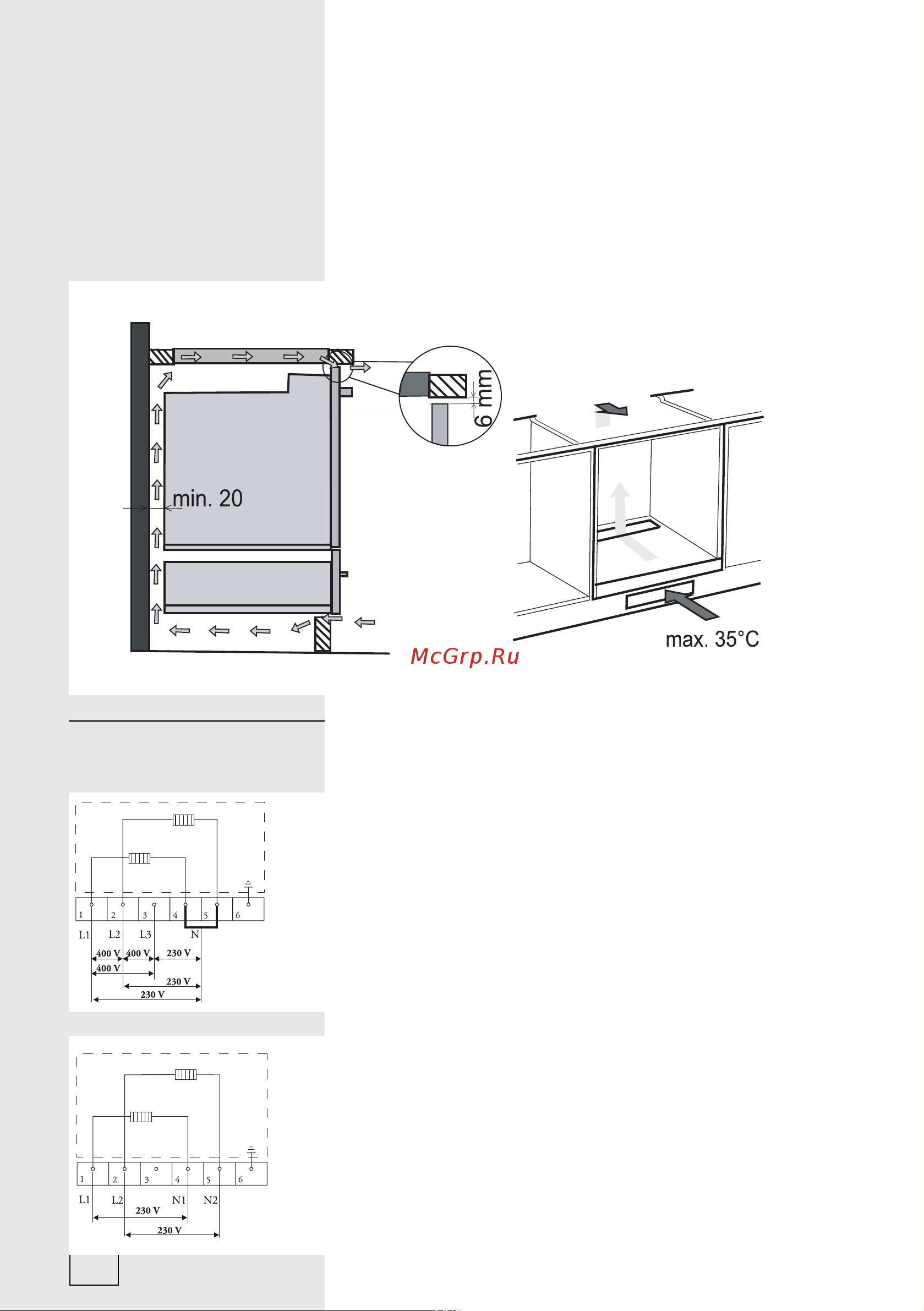 Gorenje IT641Karim Rashid [34/40] Подключение к электросети