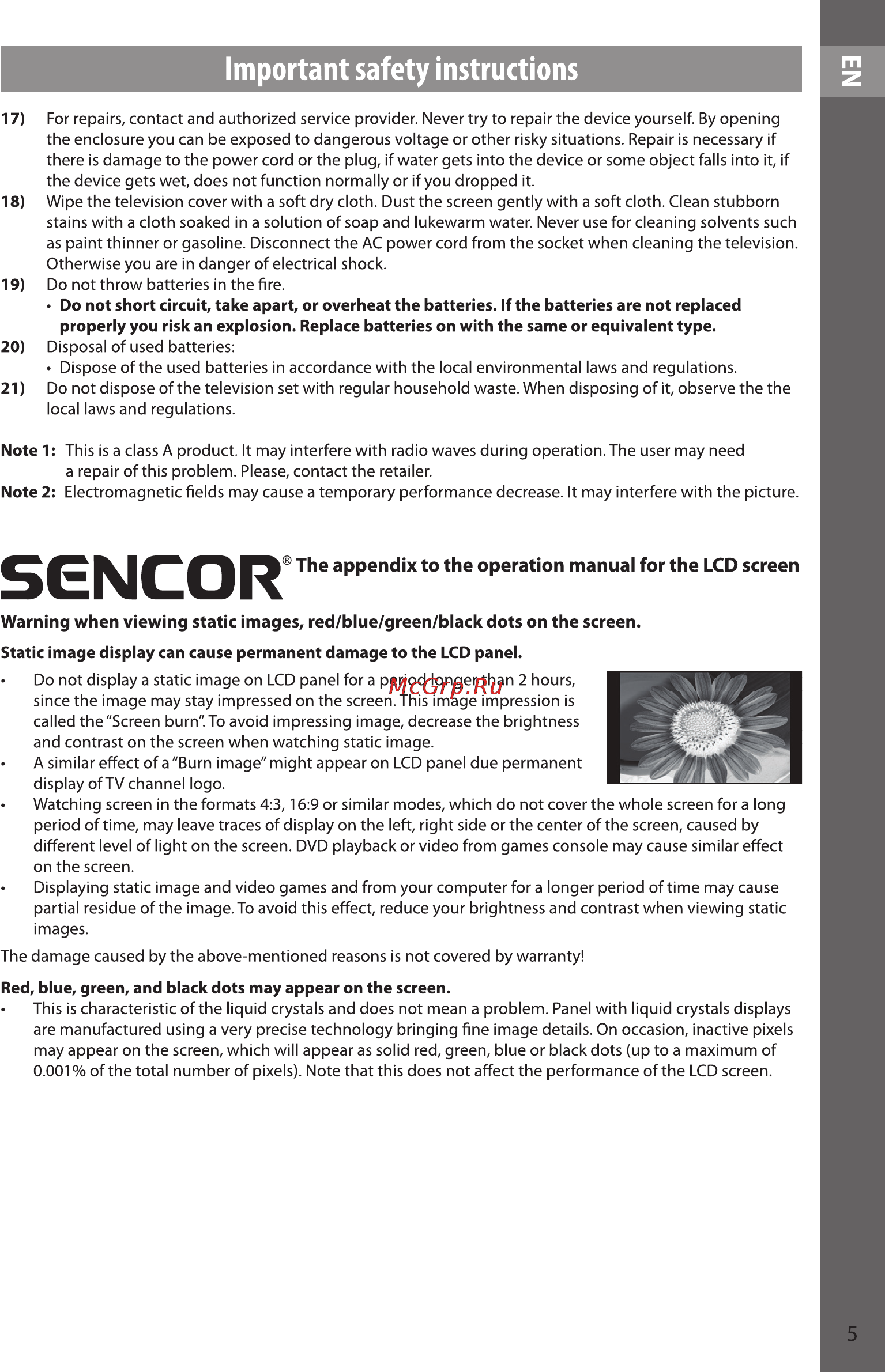 Sencor SLE 48F10M4 [5/48] Sgncor