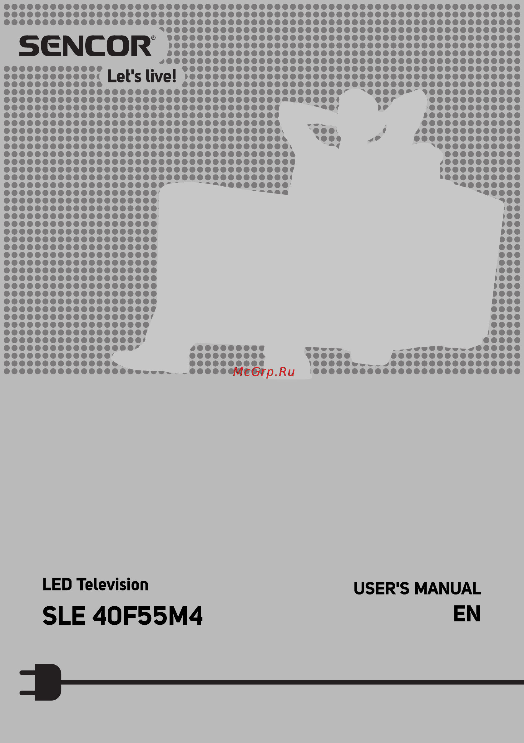 Sencor SLE 40F55M4 Инструкция по эксплуатации онлайн