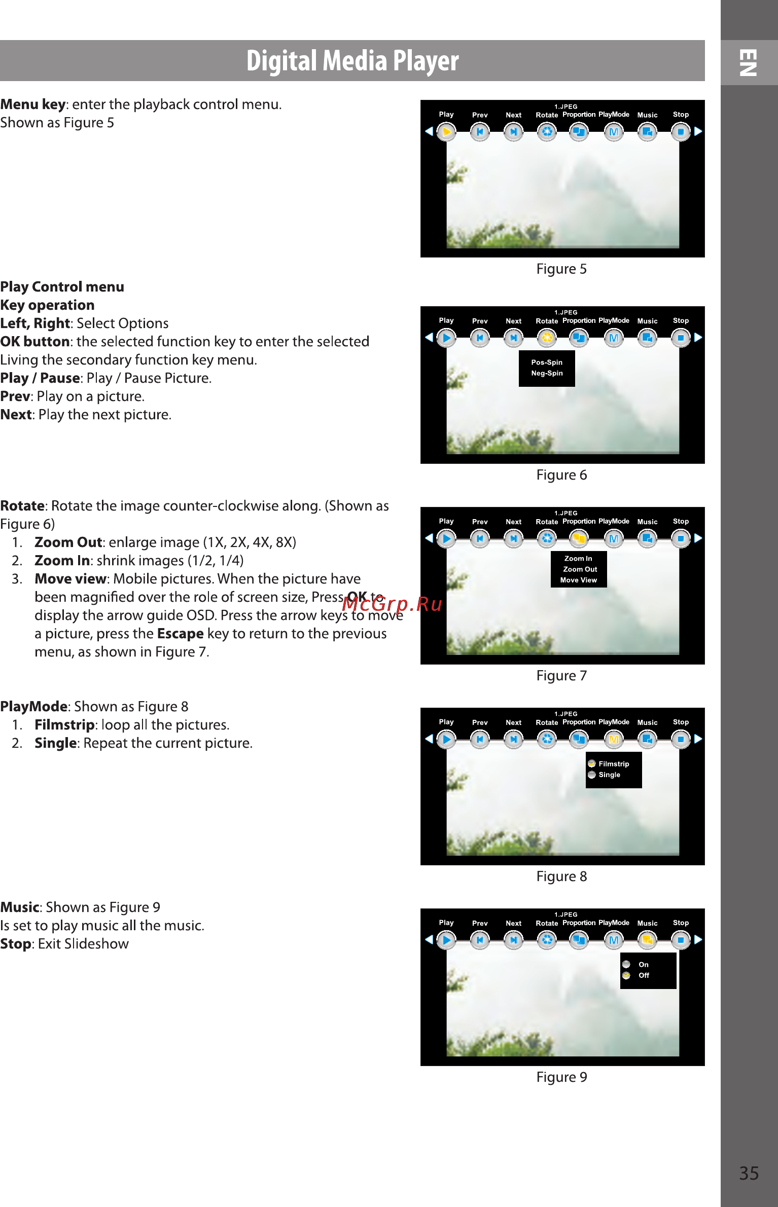 Sencor SLE 39F52M4 [35/49] Digital media player