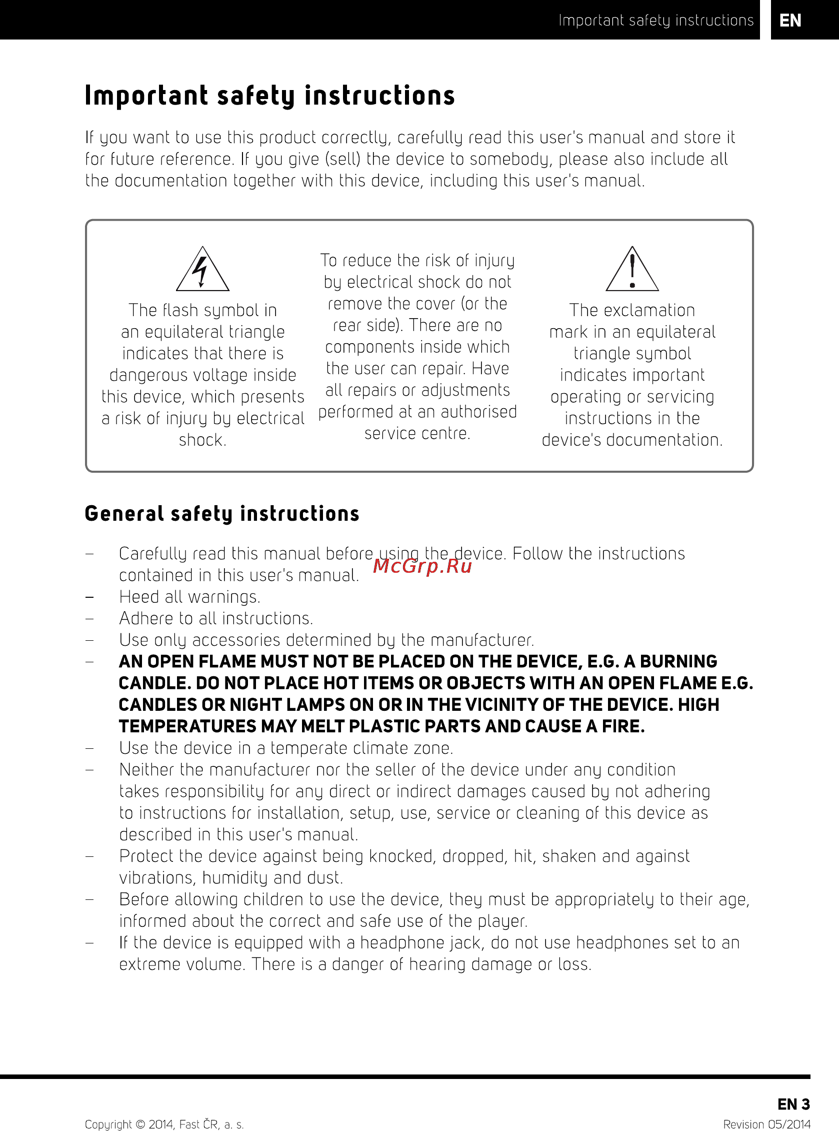 Sencor SLE 39A1000M4 [5/50] Important safety instructions