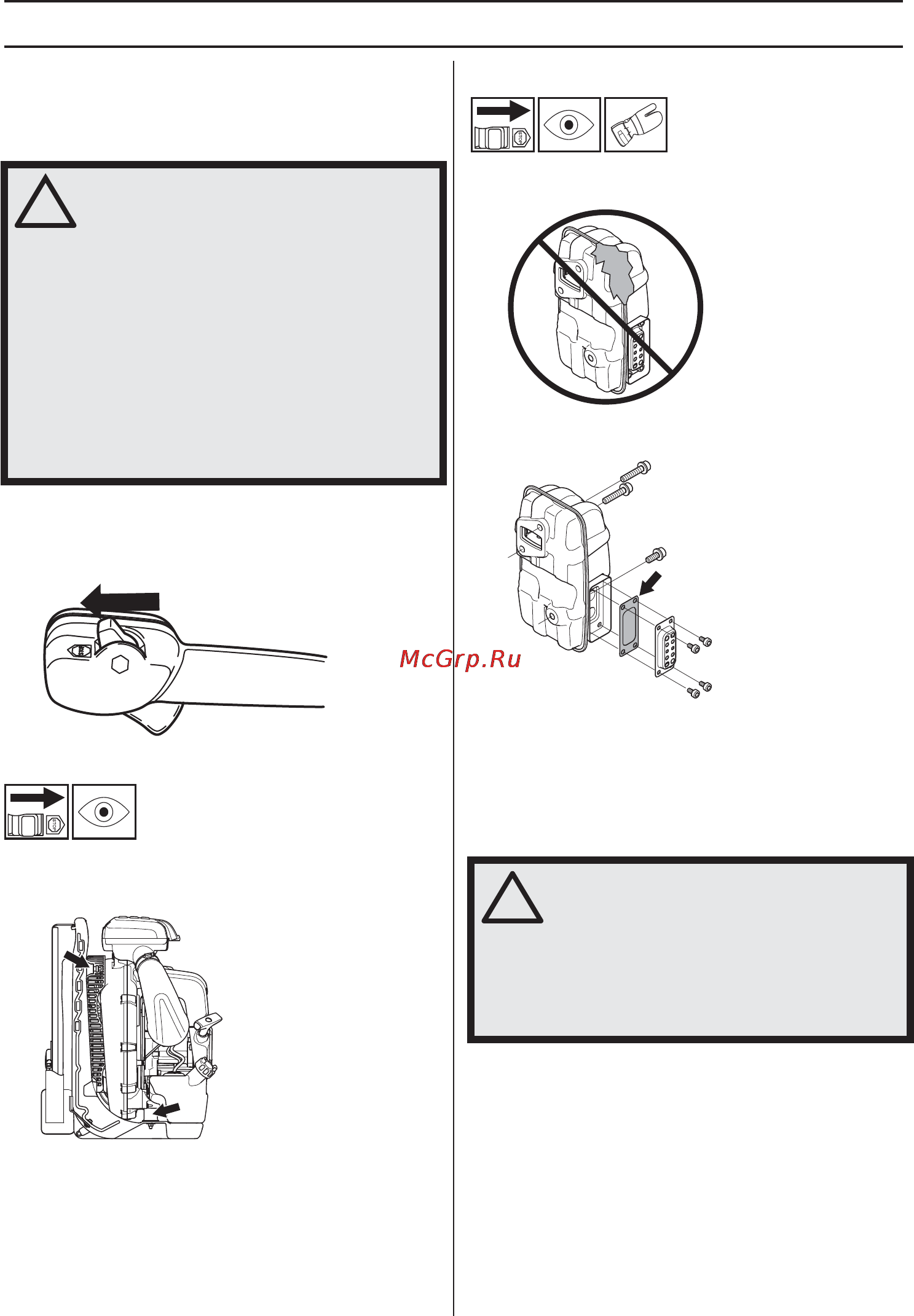 Husqvarna 580BTS [159/458] Control mantenimiento y servicio del equipo de seguridad de la máquina