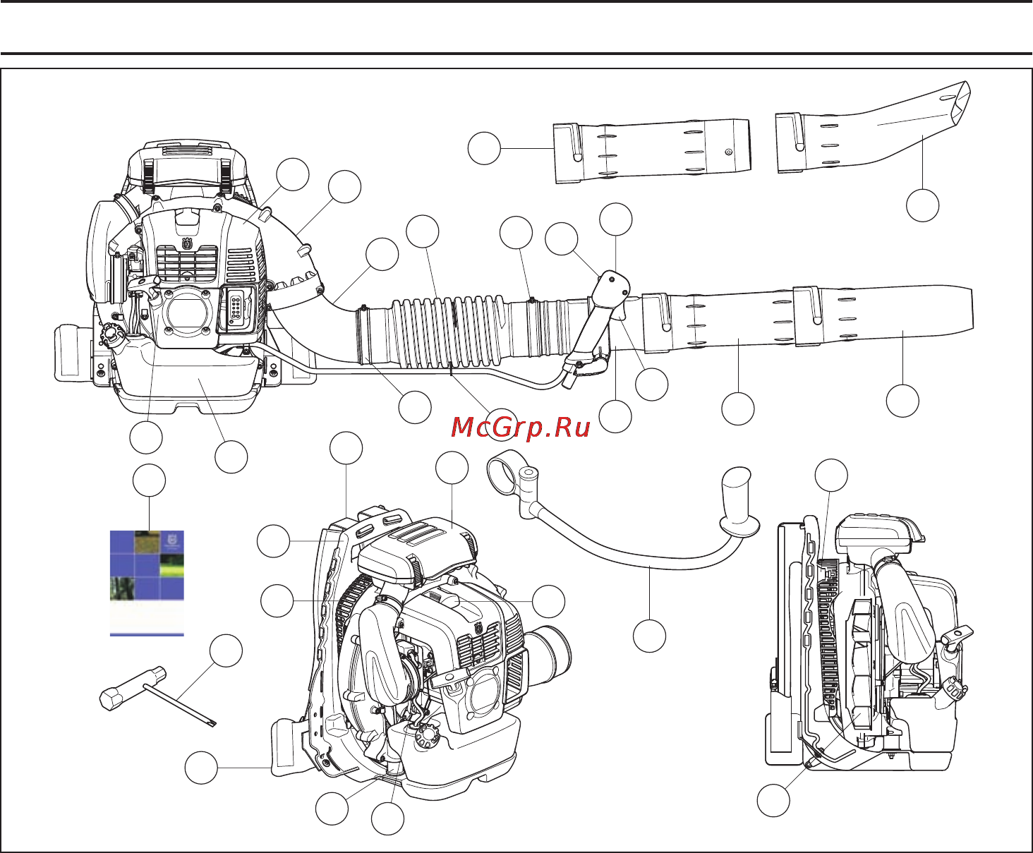Husqvarna 580BTS [313/458] Kas ir kas
